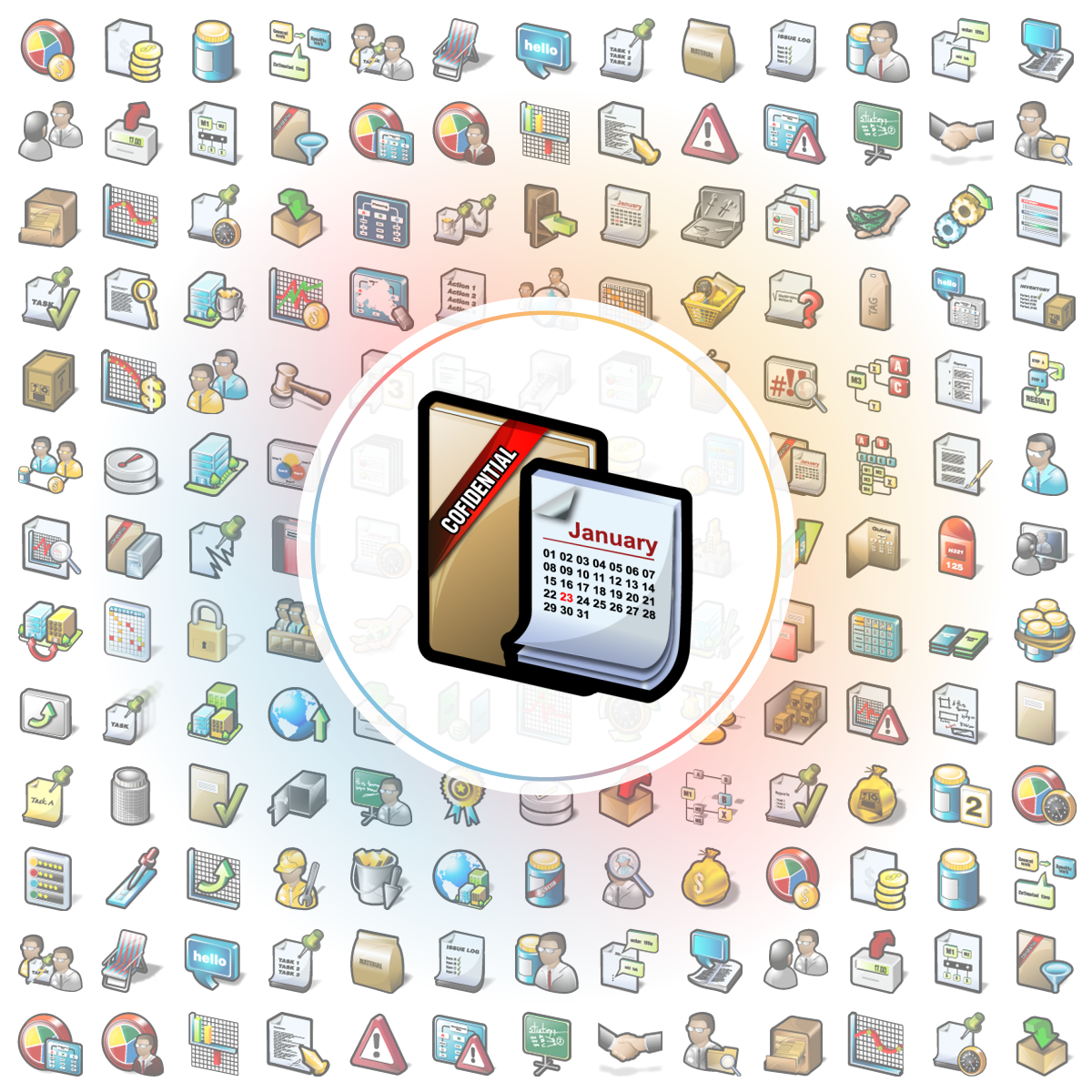 Project schedule Icon - Iconshock