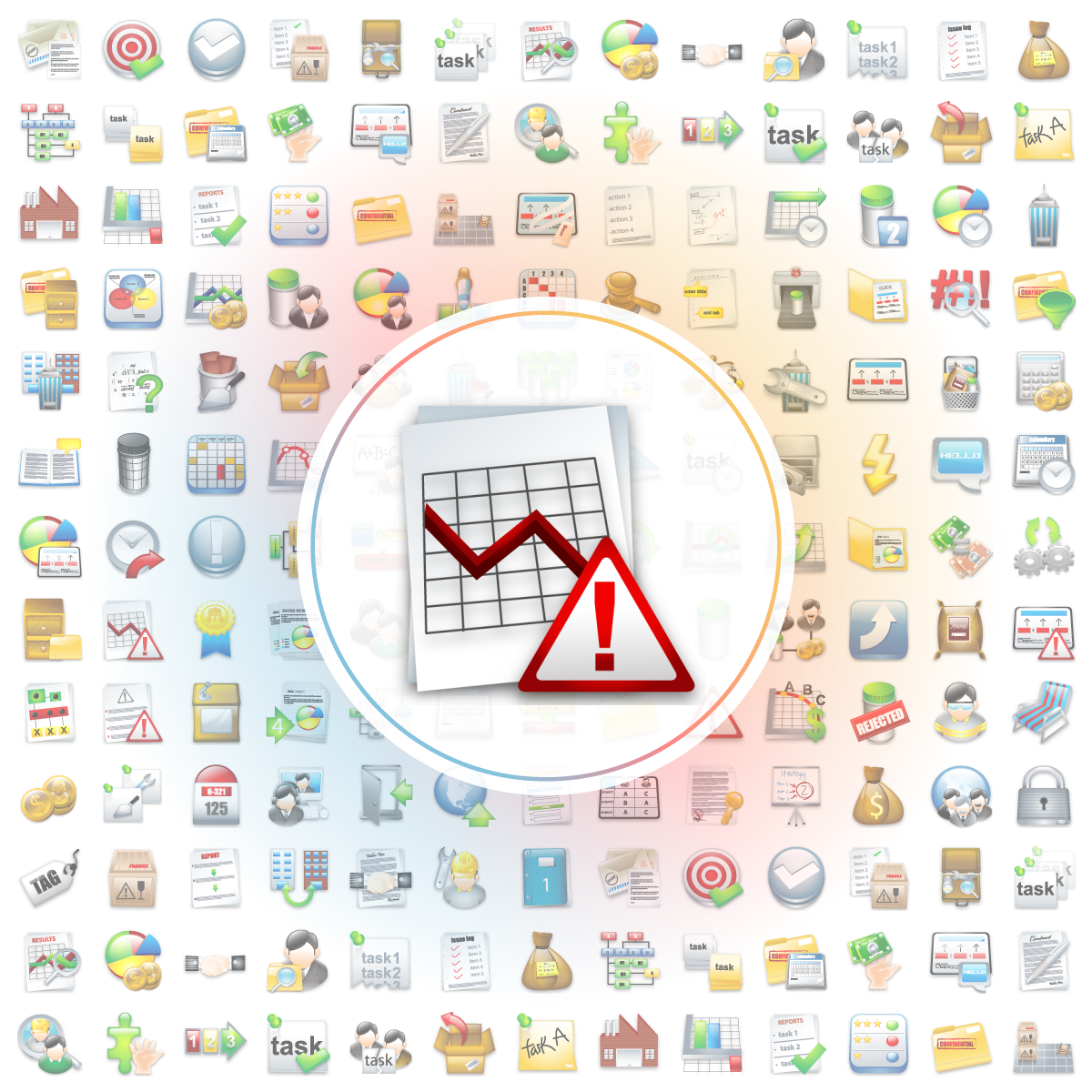Risk analysis Icon - Iconshock