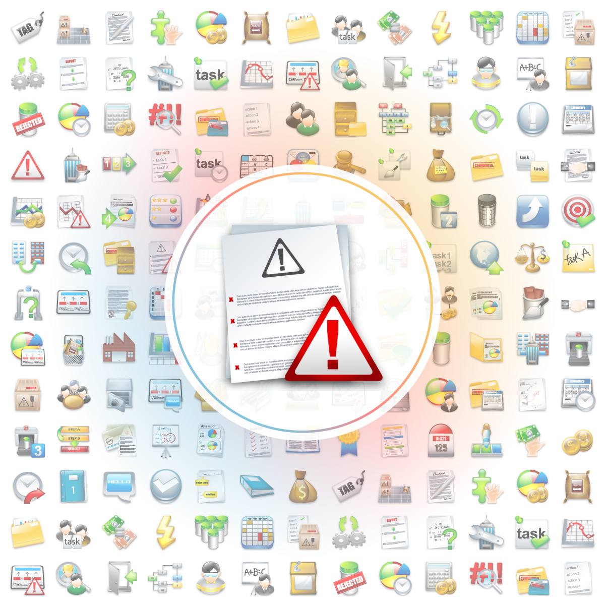 Risk register Icon - Iconshock