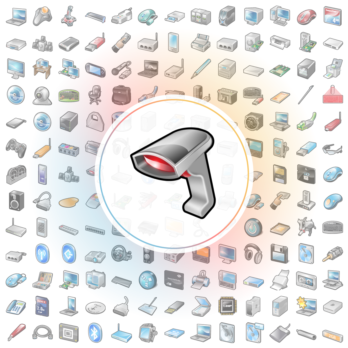 Barcode scanner Icon - Iconshock