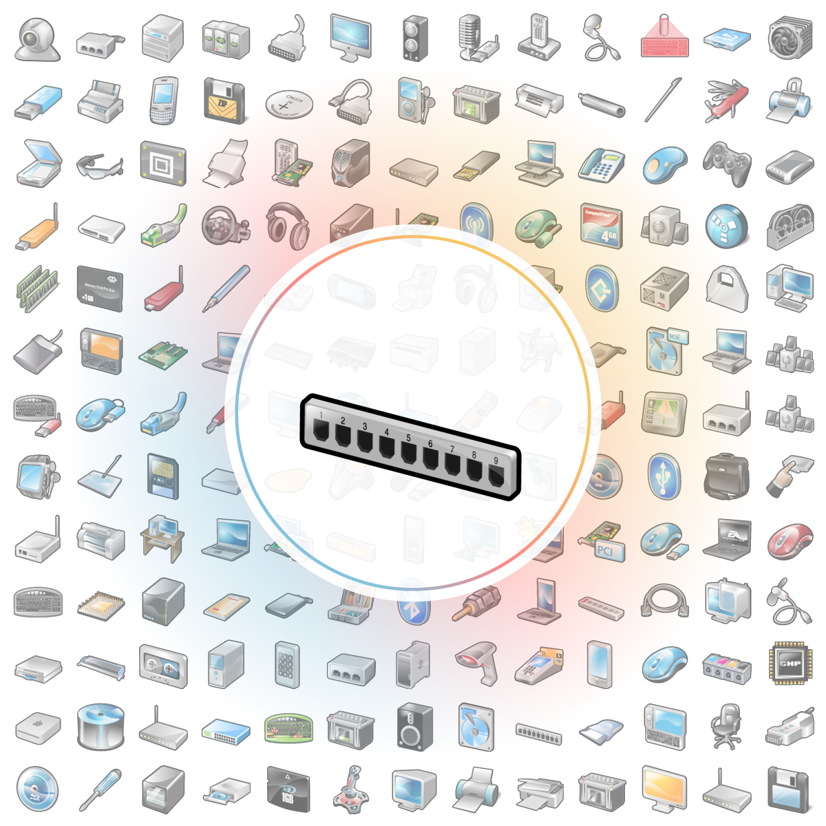 Patch panel Icon - Iconshock