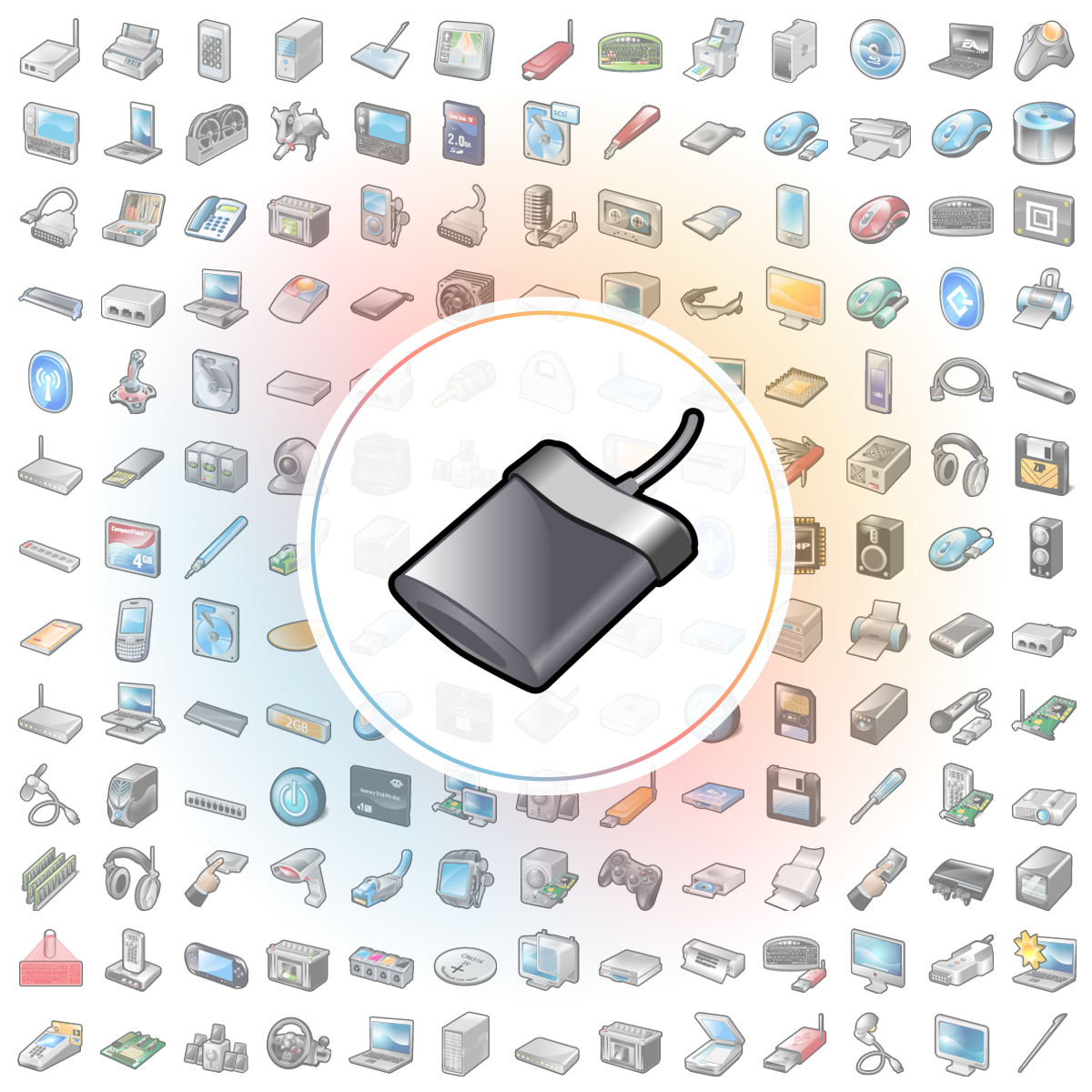 Smart card reader Icon - Iconshock