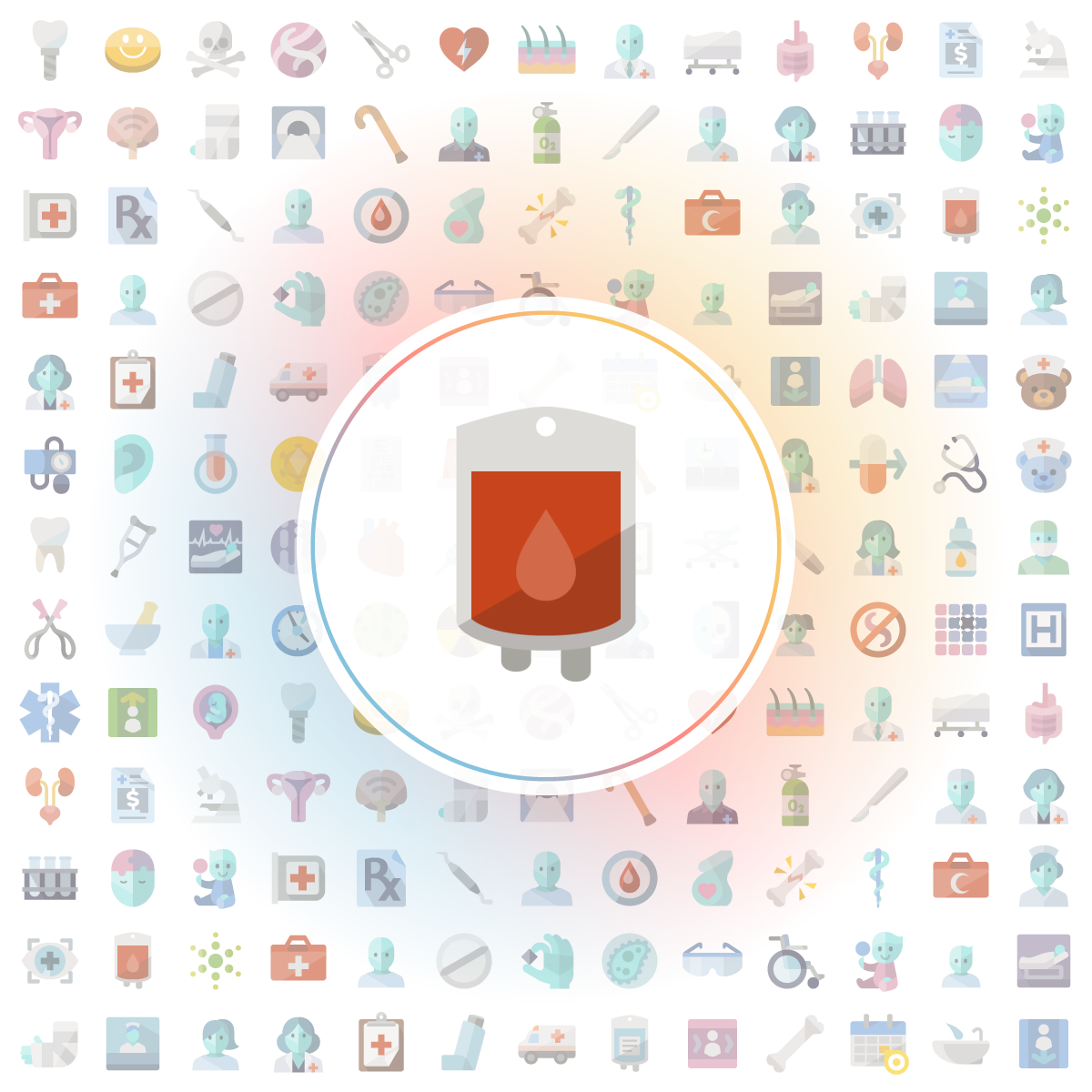 Blood bag Icon - Iconshock