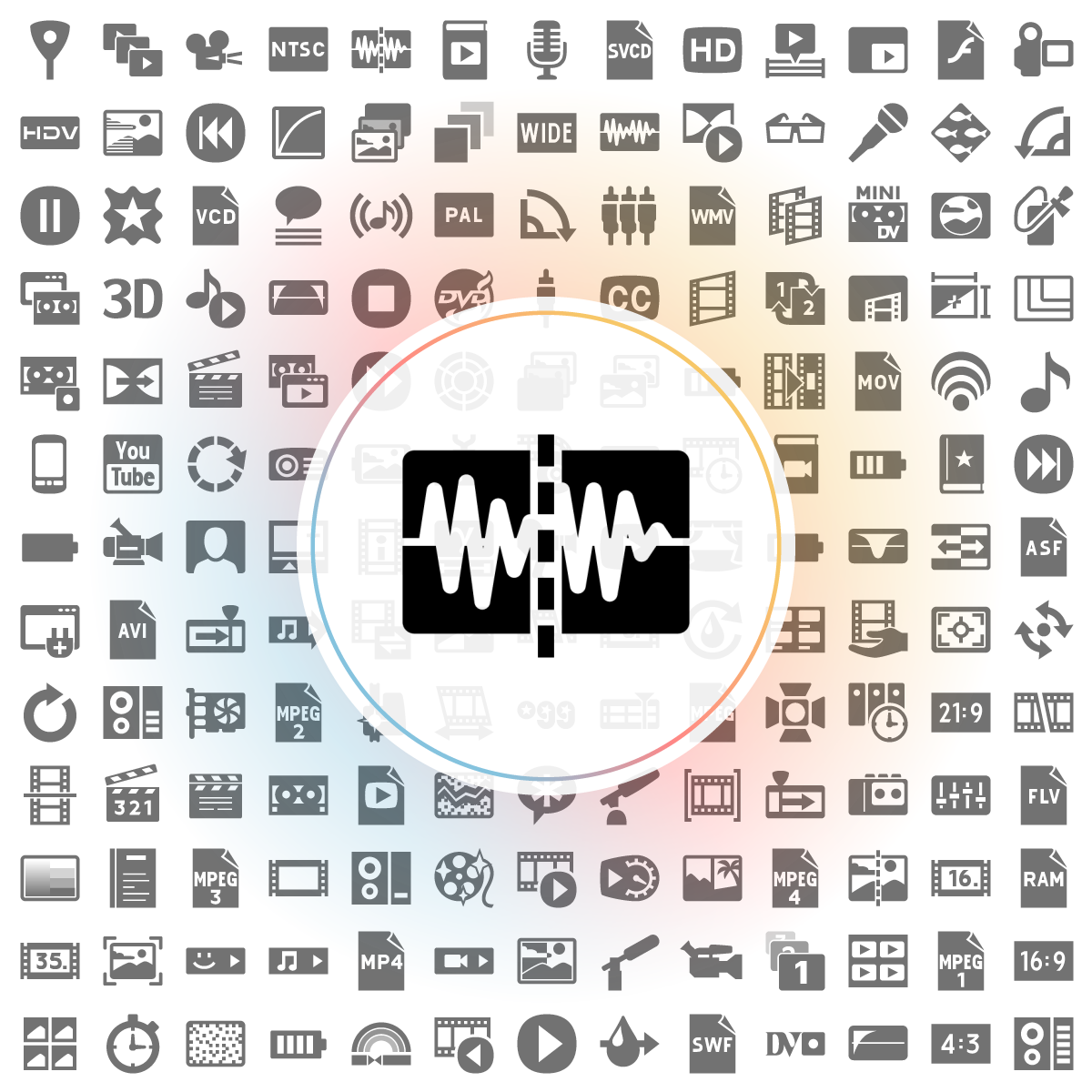 Split audio Icon - Iconshock