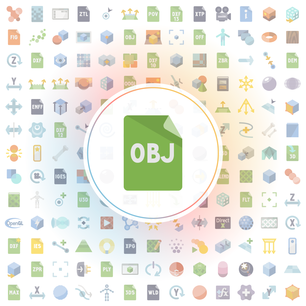 File_format_obj Icons - Iconshock