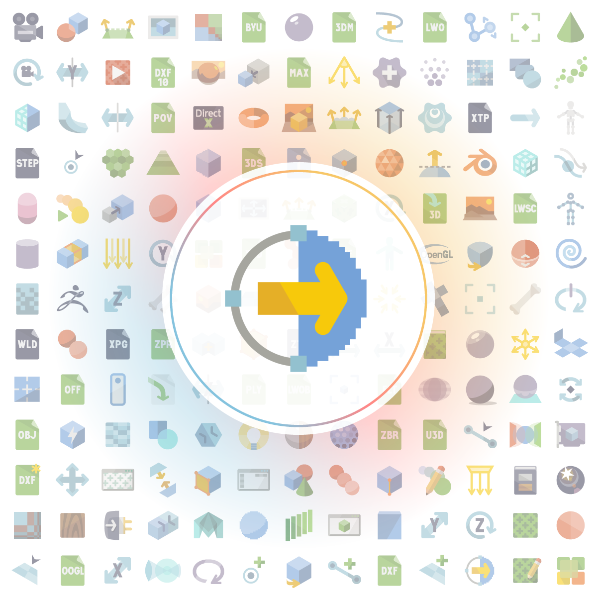 Rasterization Icons - Iconshock