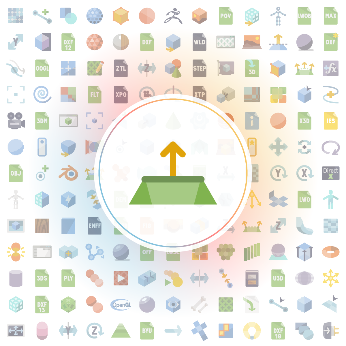 Shading flat Icons - Iconshock