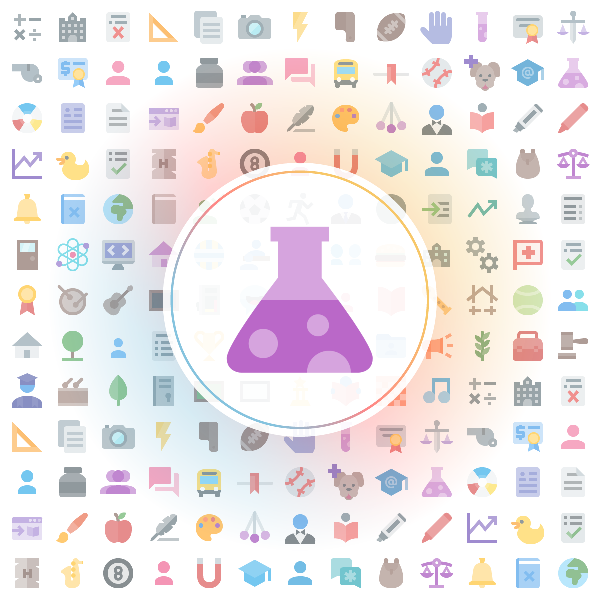 Chemistry erlenmeyer Icon - Iconshock