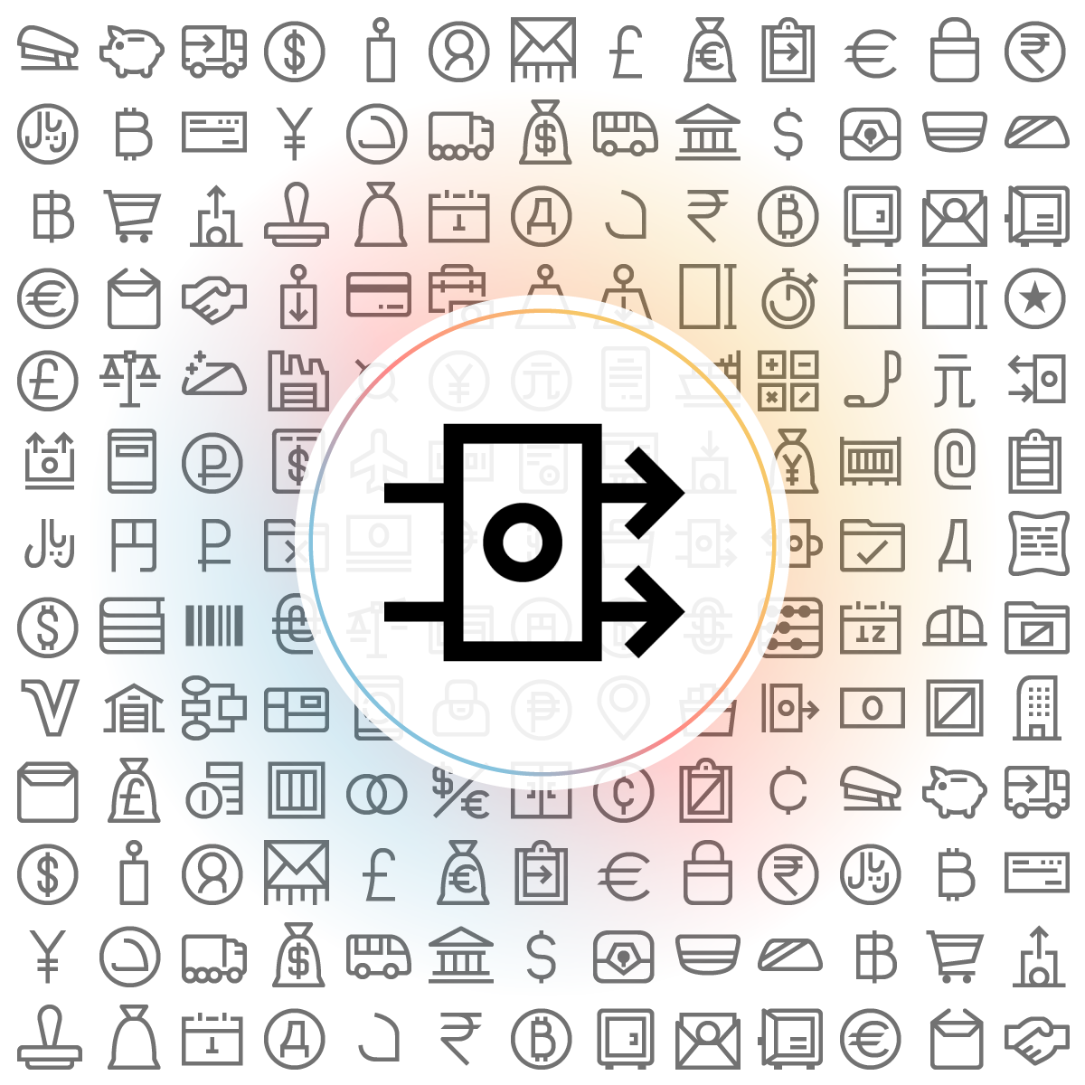 Wire transfer Icon - Iconshock