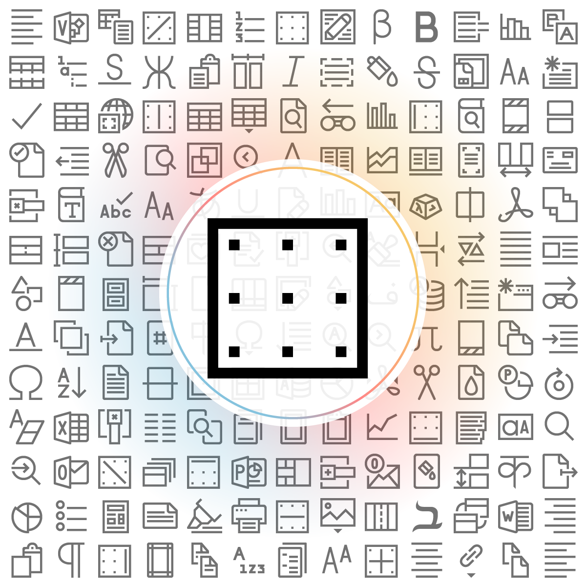 Border none Icon - Iconshock