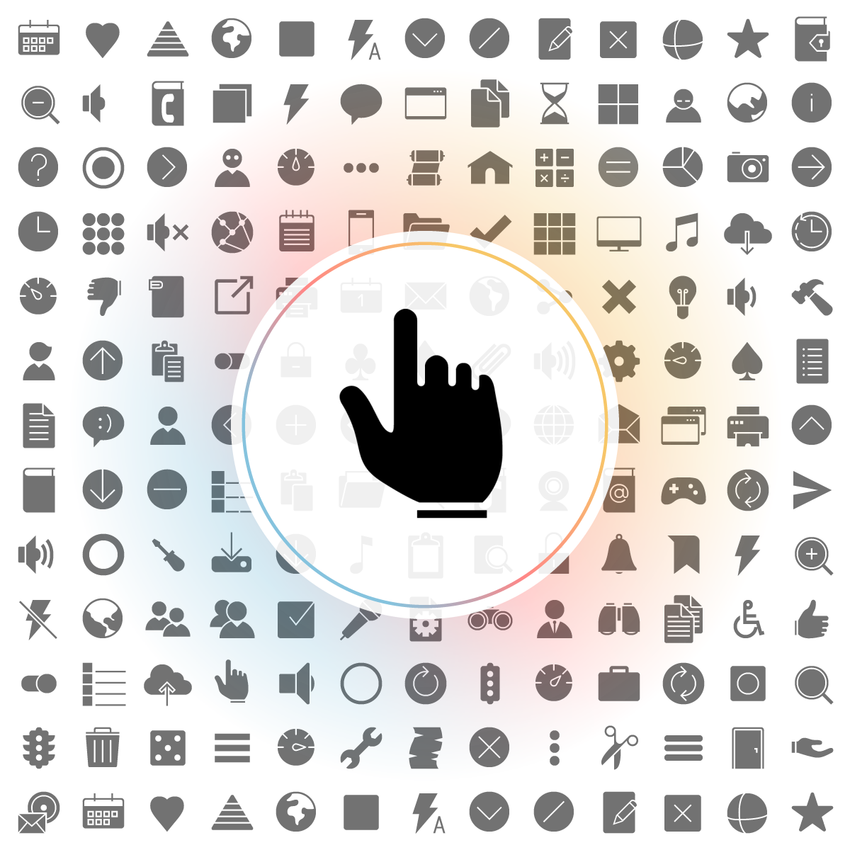 Hand point Icon - Iconshock