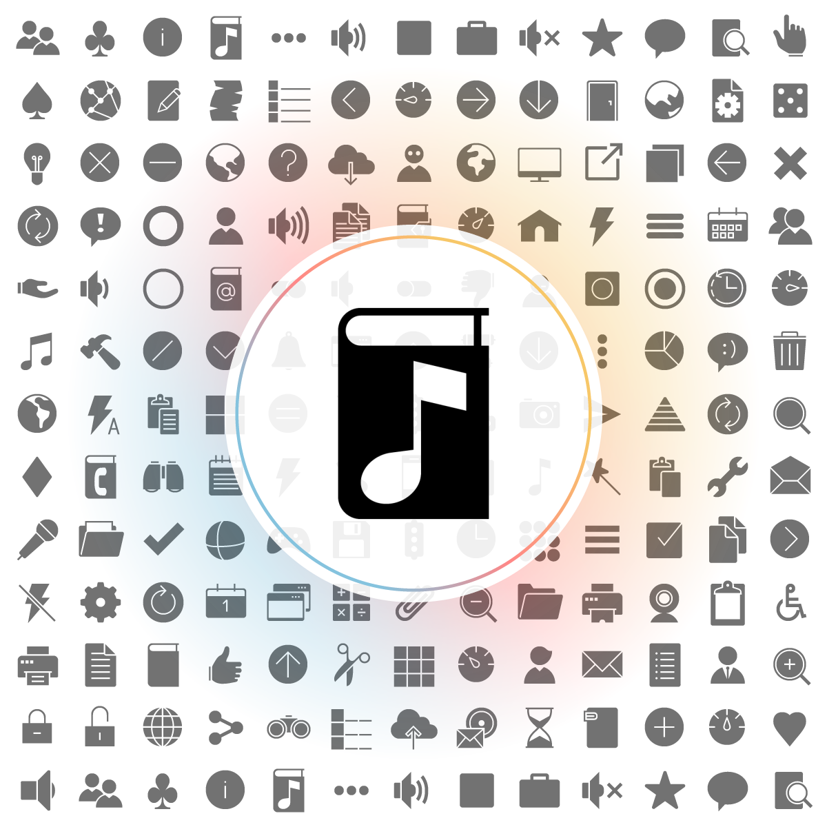 Music library Icon - Iconshock