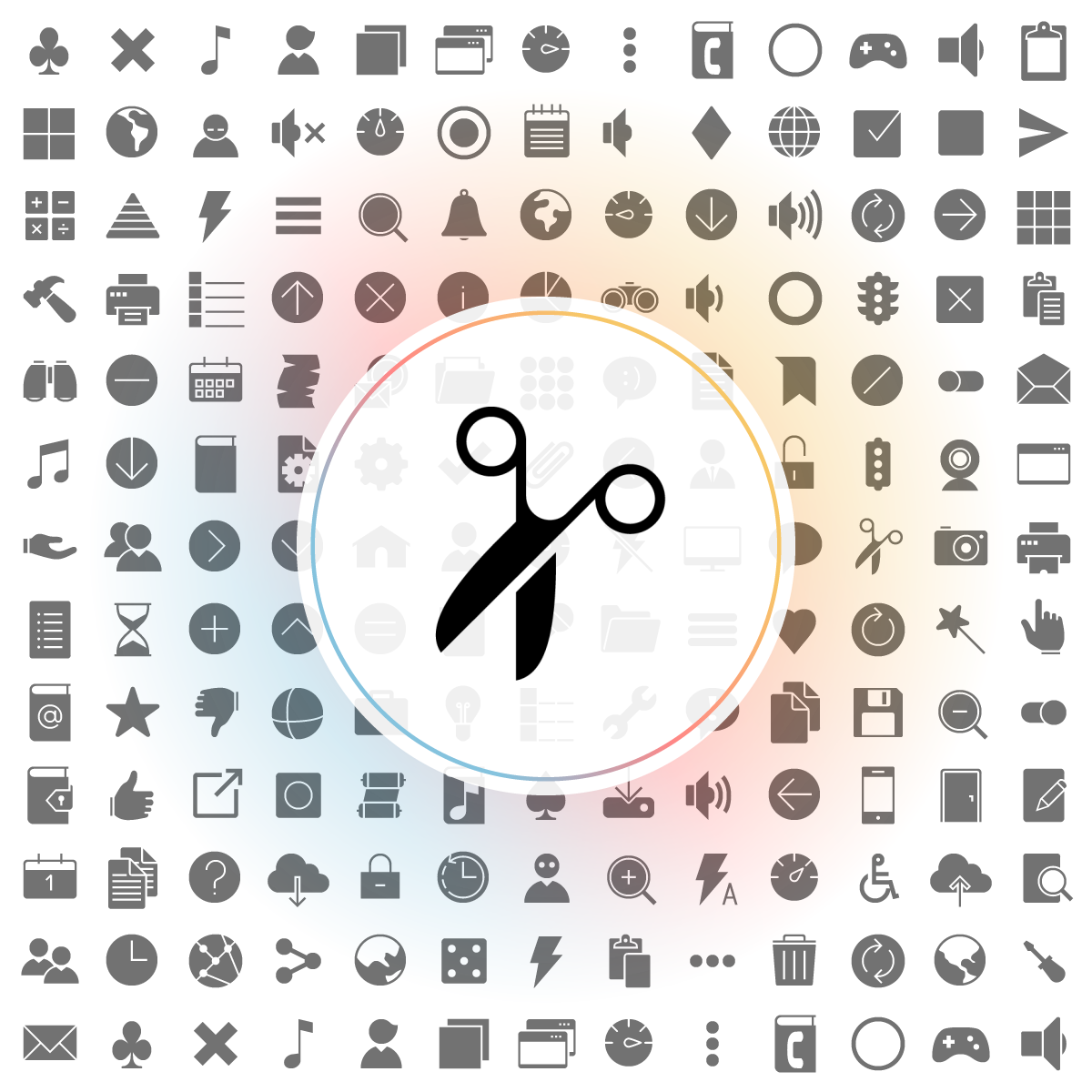 Scissors Icon - Iconshock