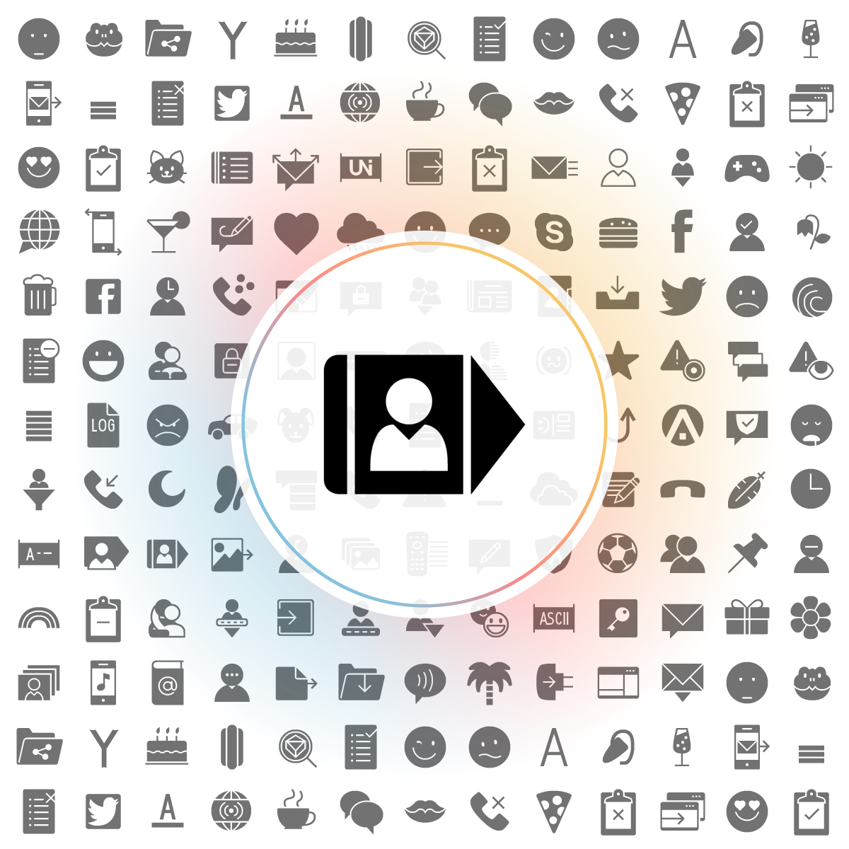 External contact Icon - Iconshock