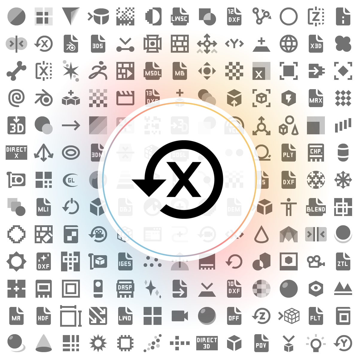 Rotate x Icon - Iconshock