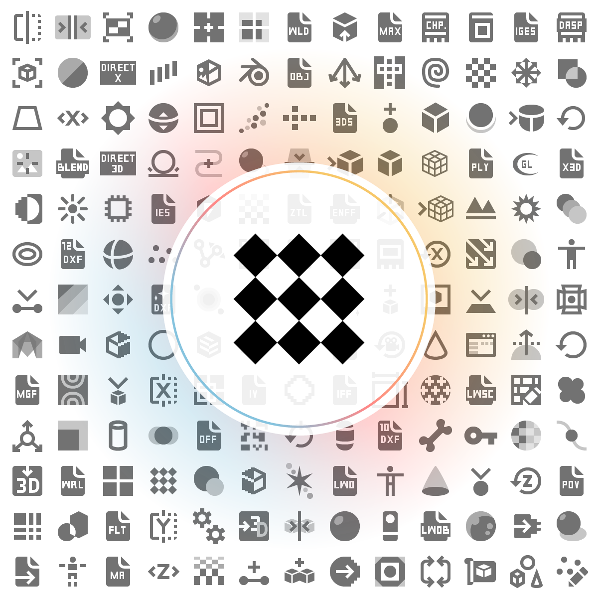 Tessellation Icon - Iconshock
