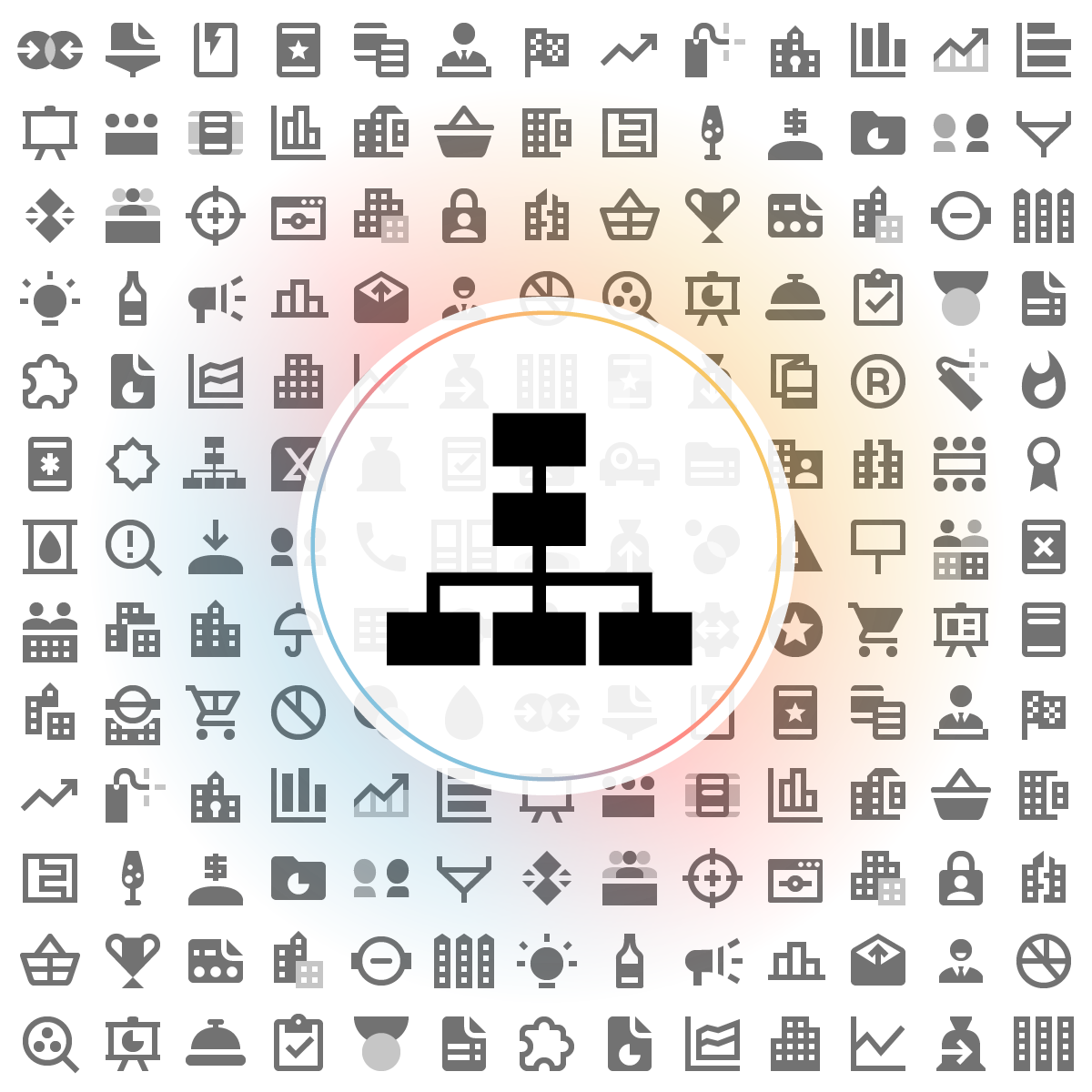 Organizational chart Icon - Iconshock