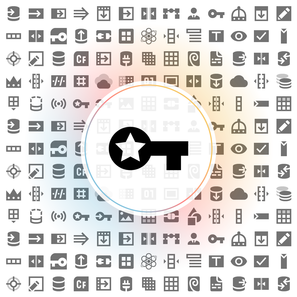 Primary key Icon - Iconshock