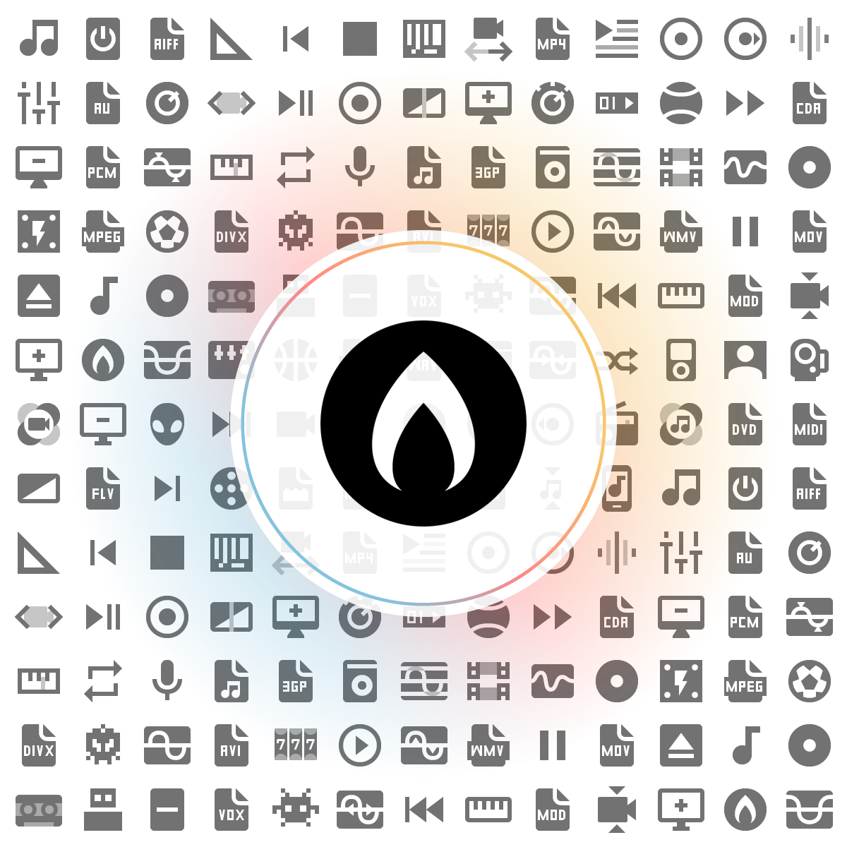 Burn disc Icon - Iconshock