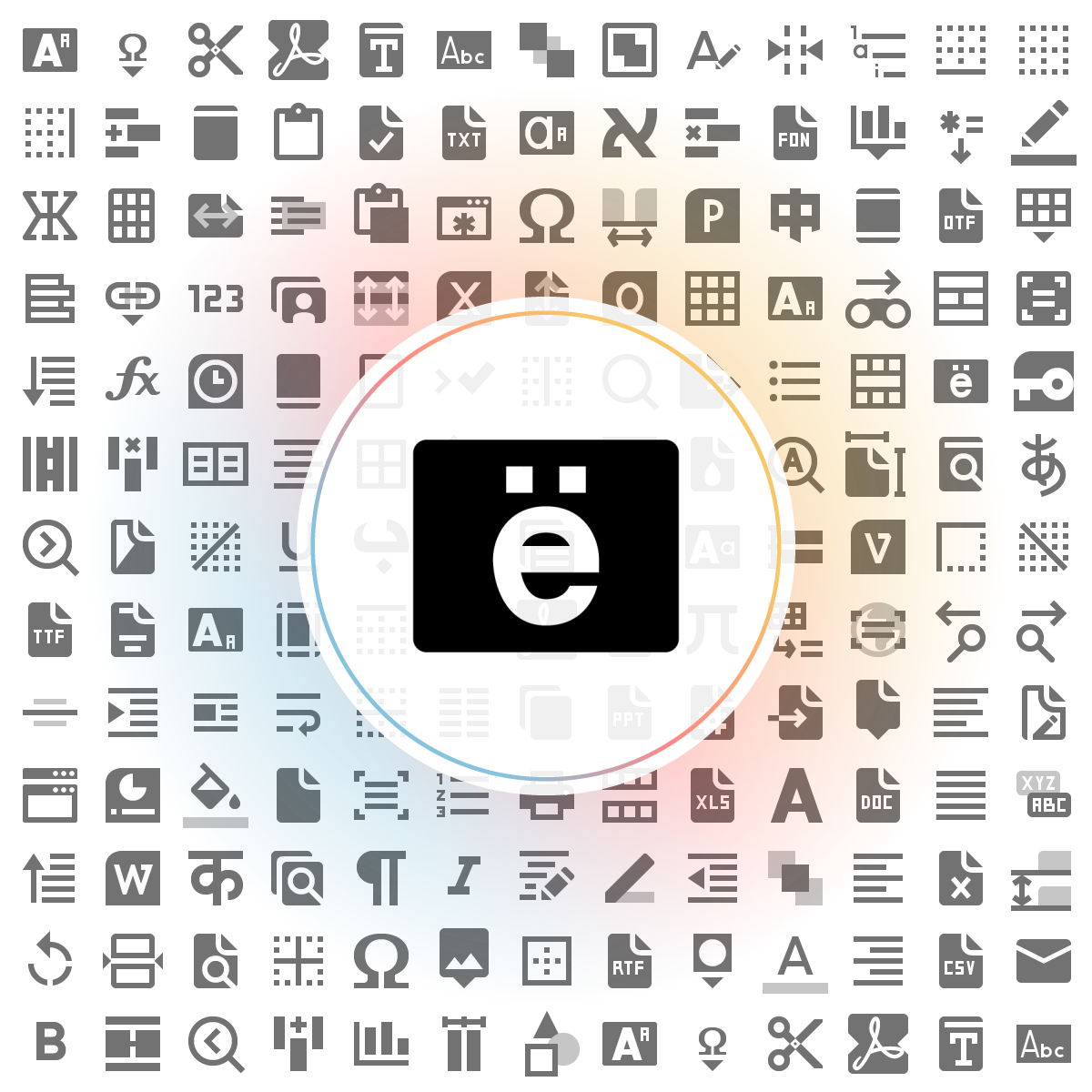 Character map Icon - Iconshock