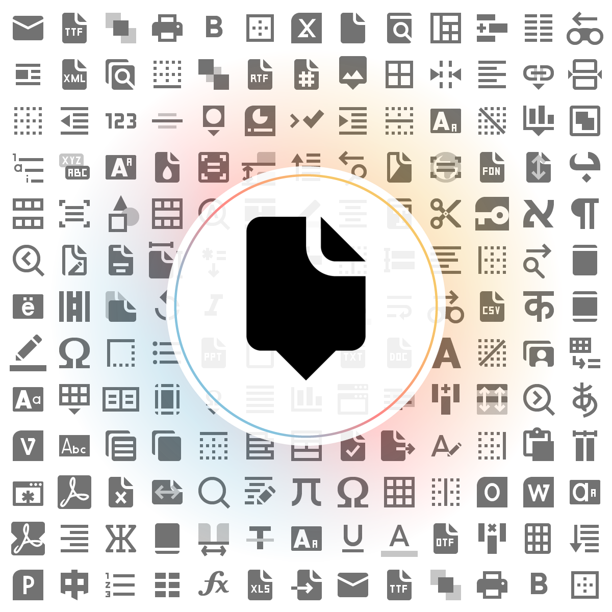 Insert document Icon - Iconshock