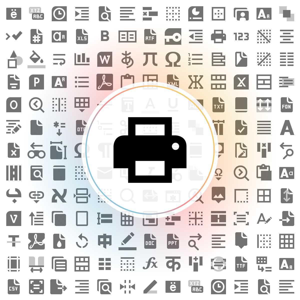Print Icon - Iconshock