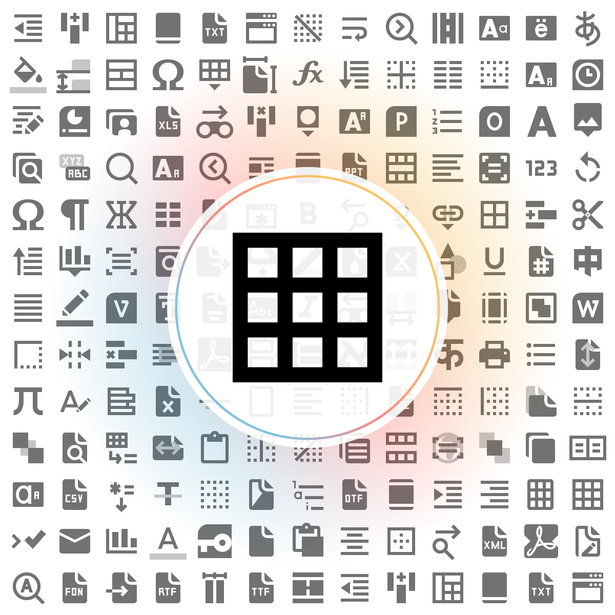 Table Icon - Iconshock