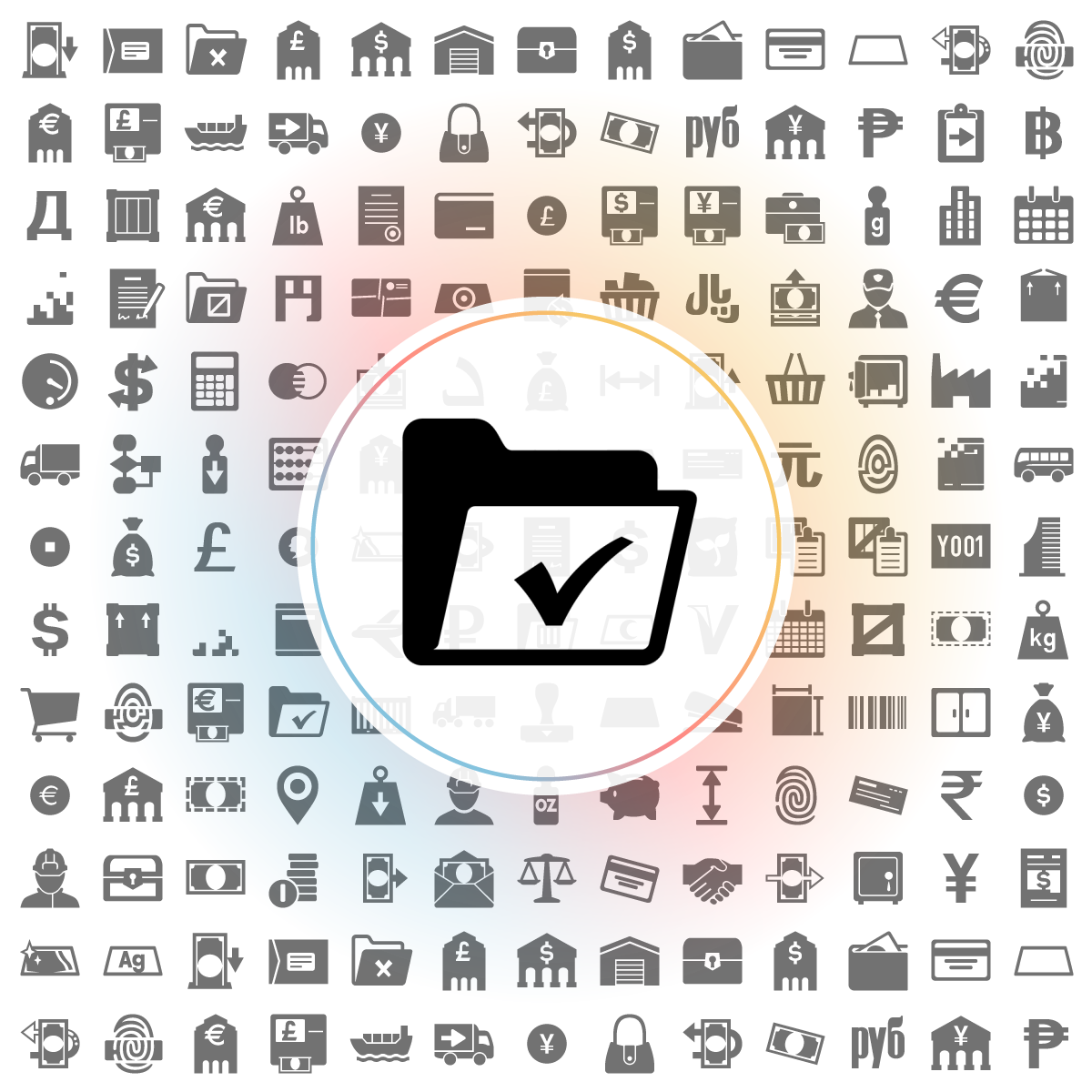 White list folder Icon - Iconshock