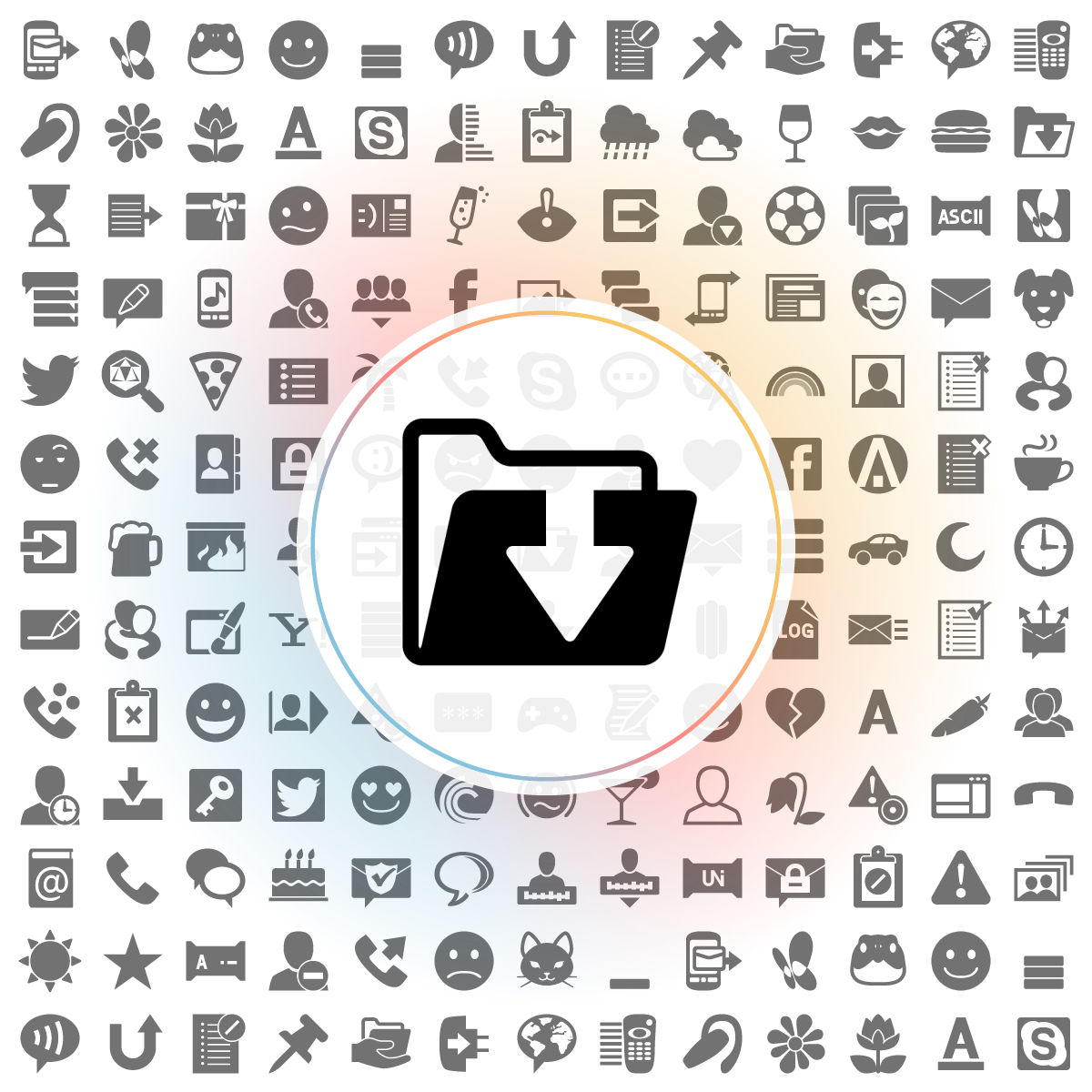 Recieved files Icon - Iconshock