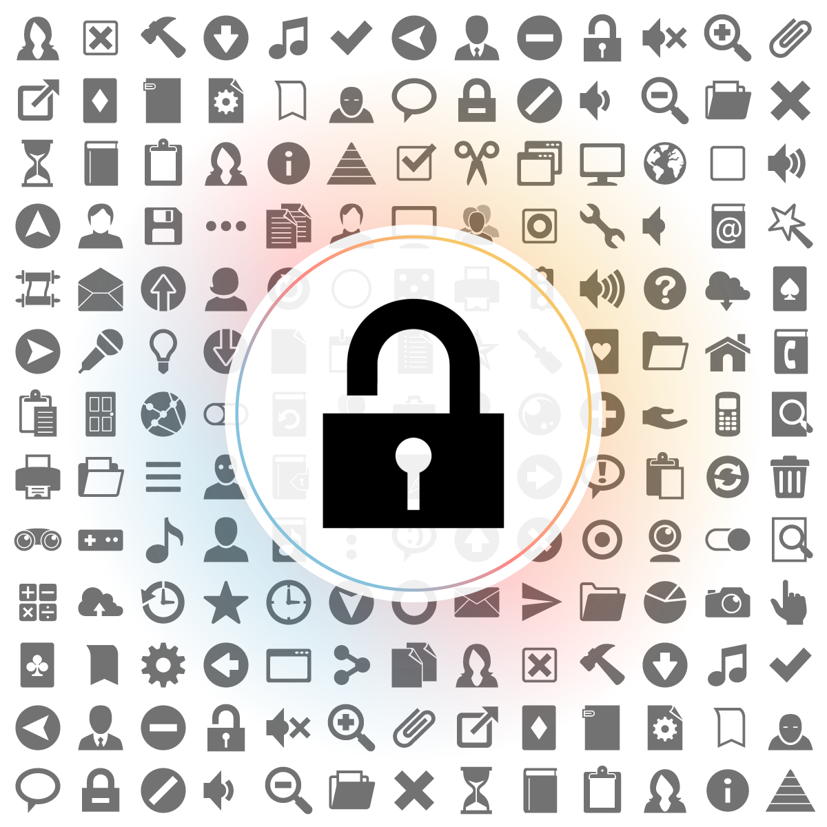 Lock open Icon - Iconshock