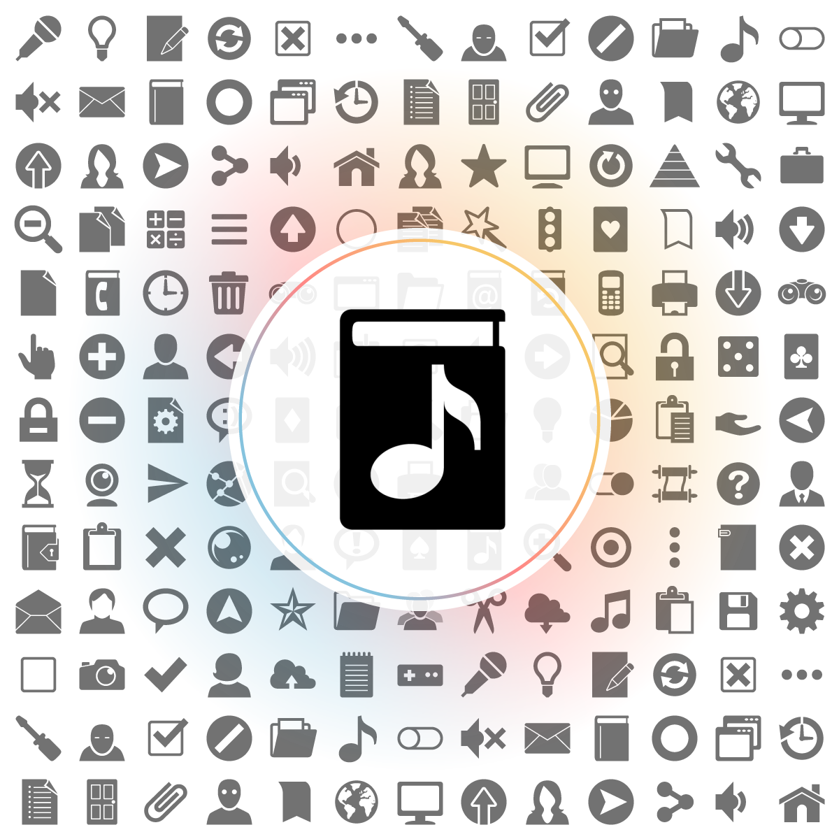 Music library Icon - Iconshock