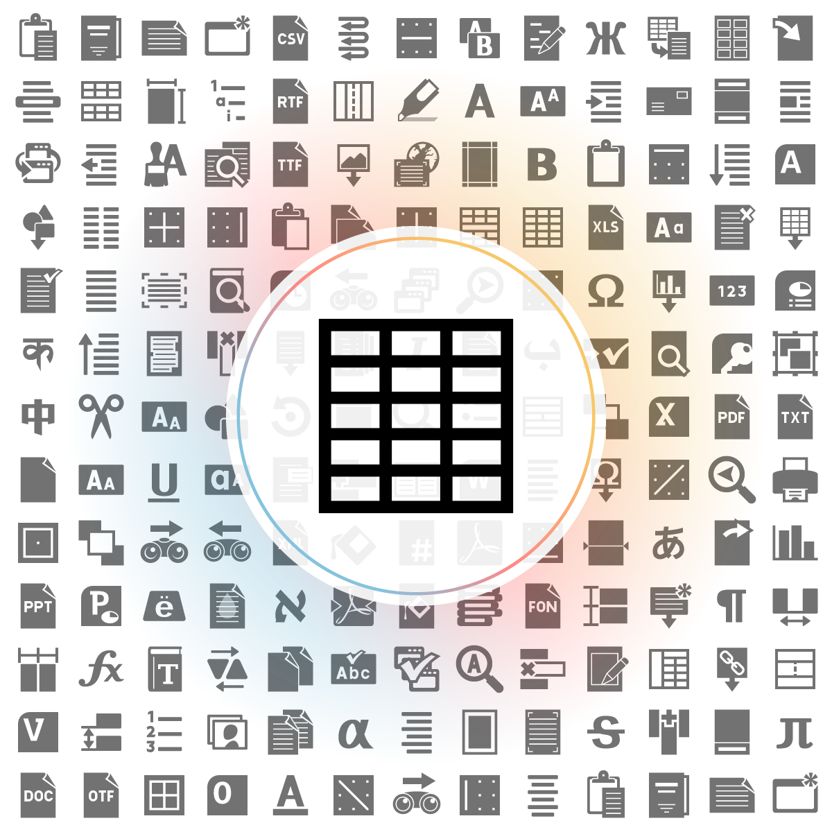 Table Icon - Iconshock