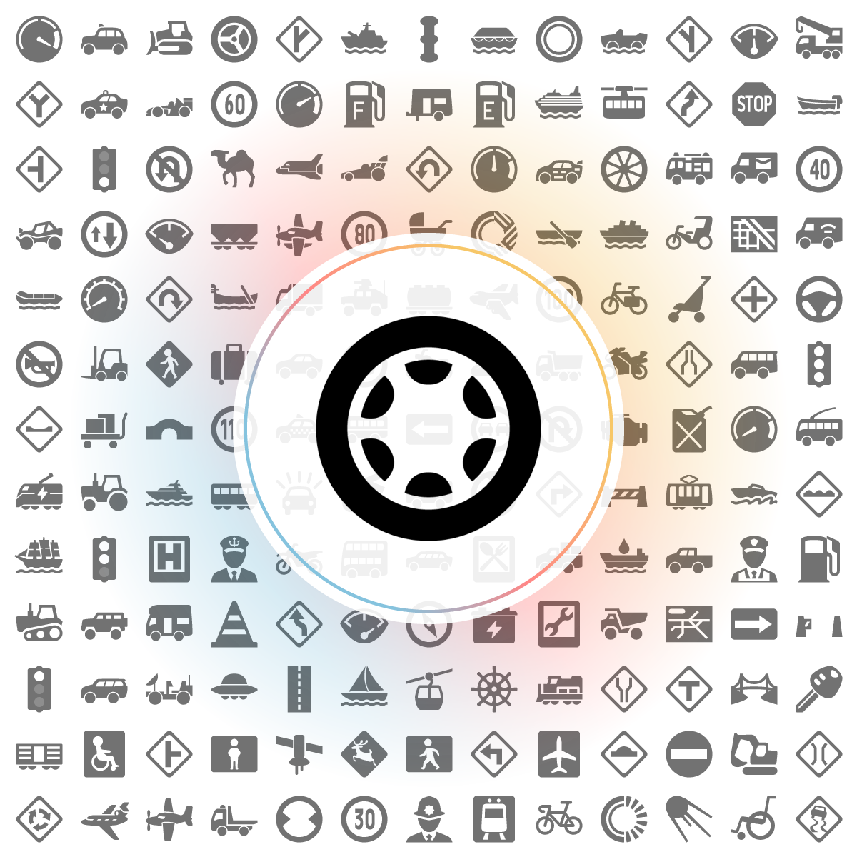 Wheel Icon - Iconshock