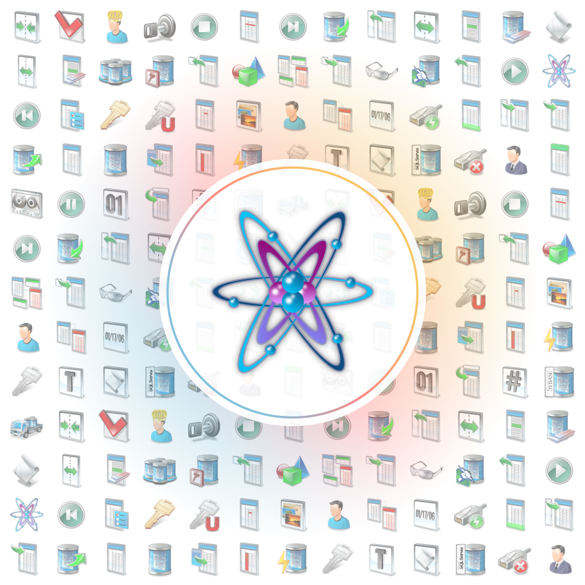 Atom Icon - Iconshock
