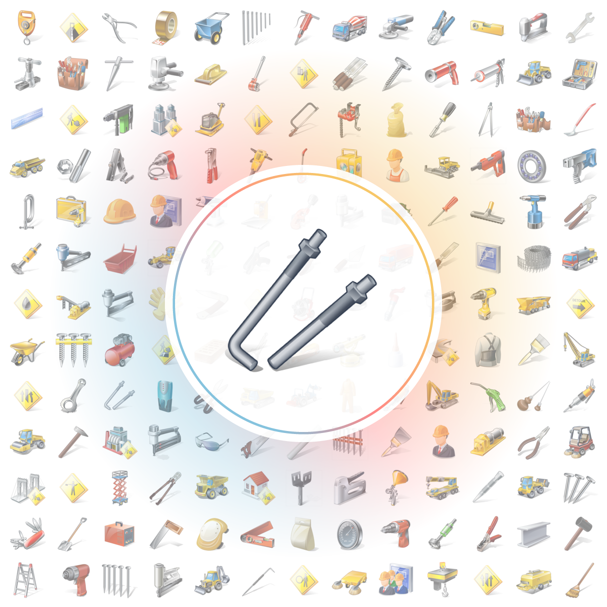 Anchor bolts Icon - Iconshock