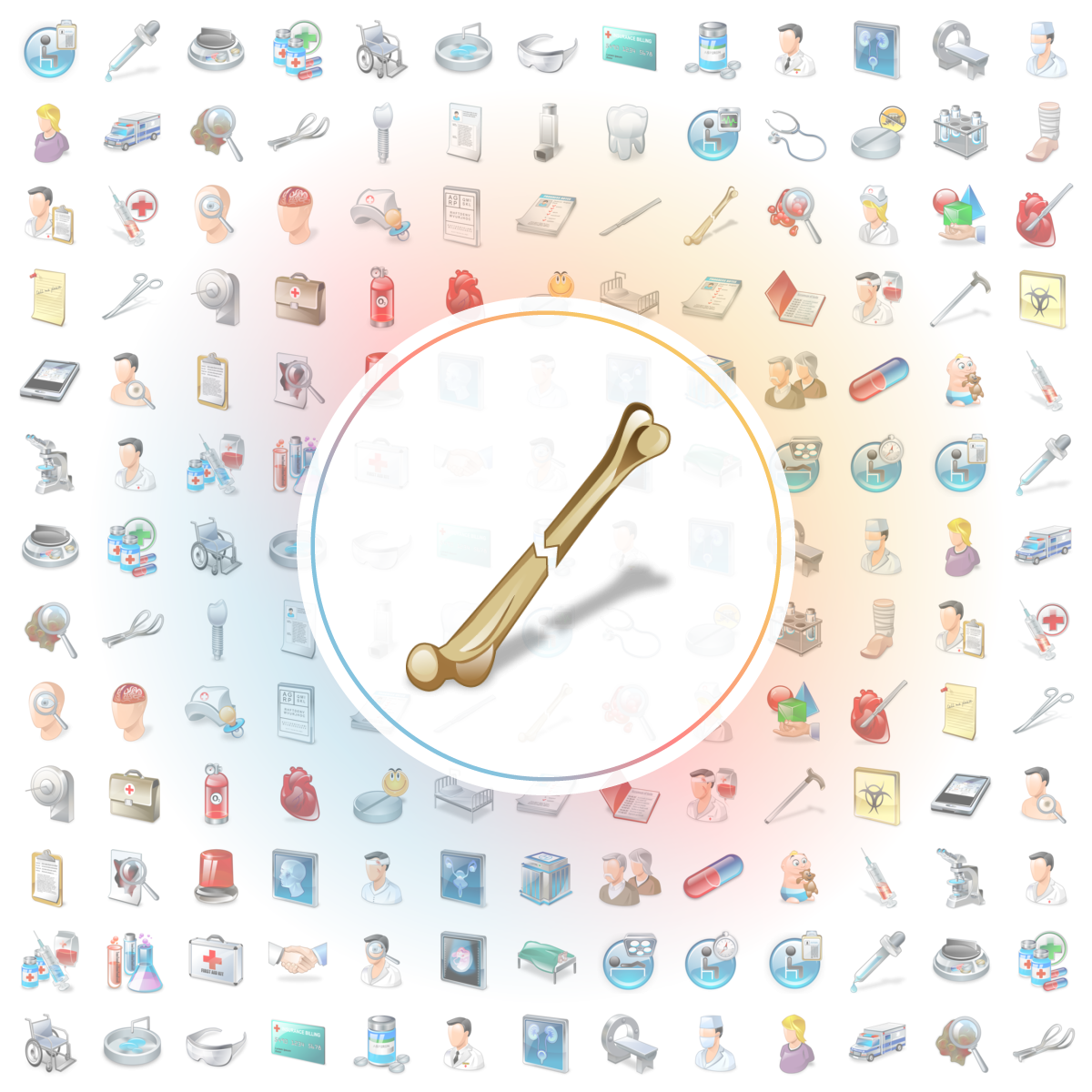 Fracture Icon - Iconshock
