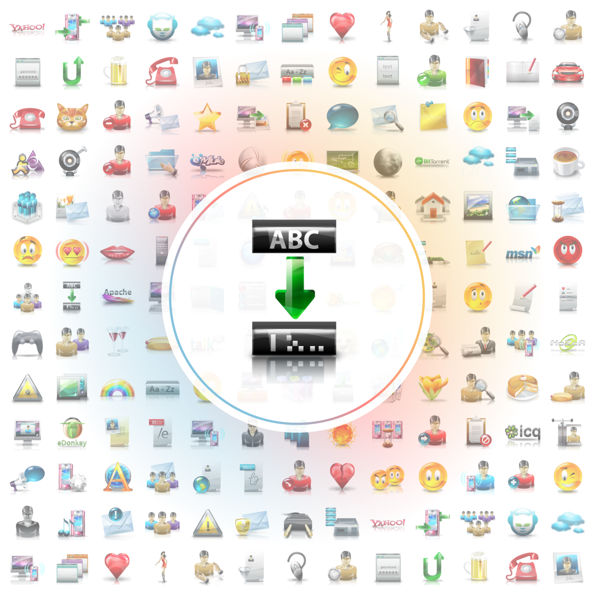 Character enconding Icon - Iconshock