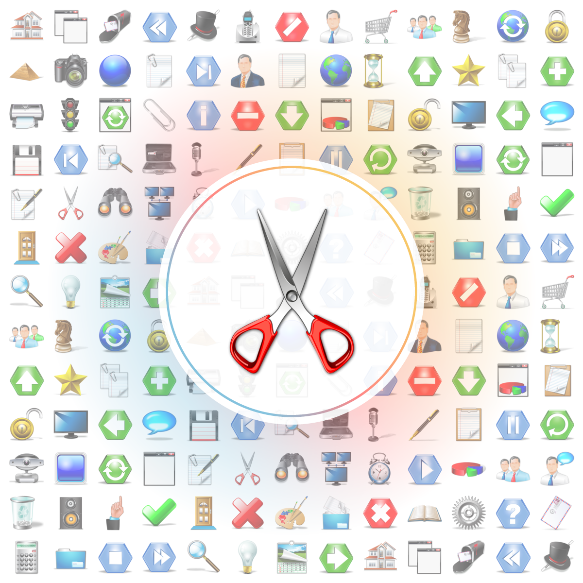 Scissors Icon - Iconshock