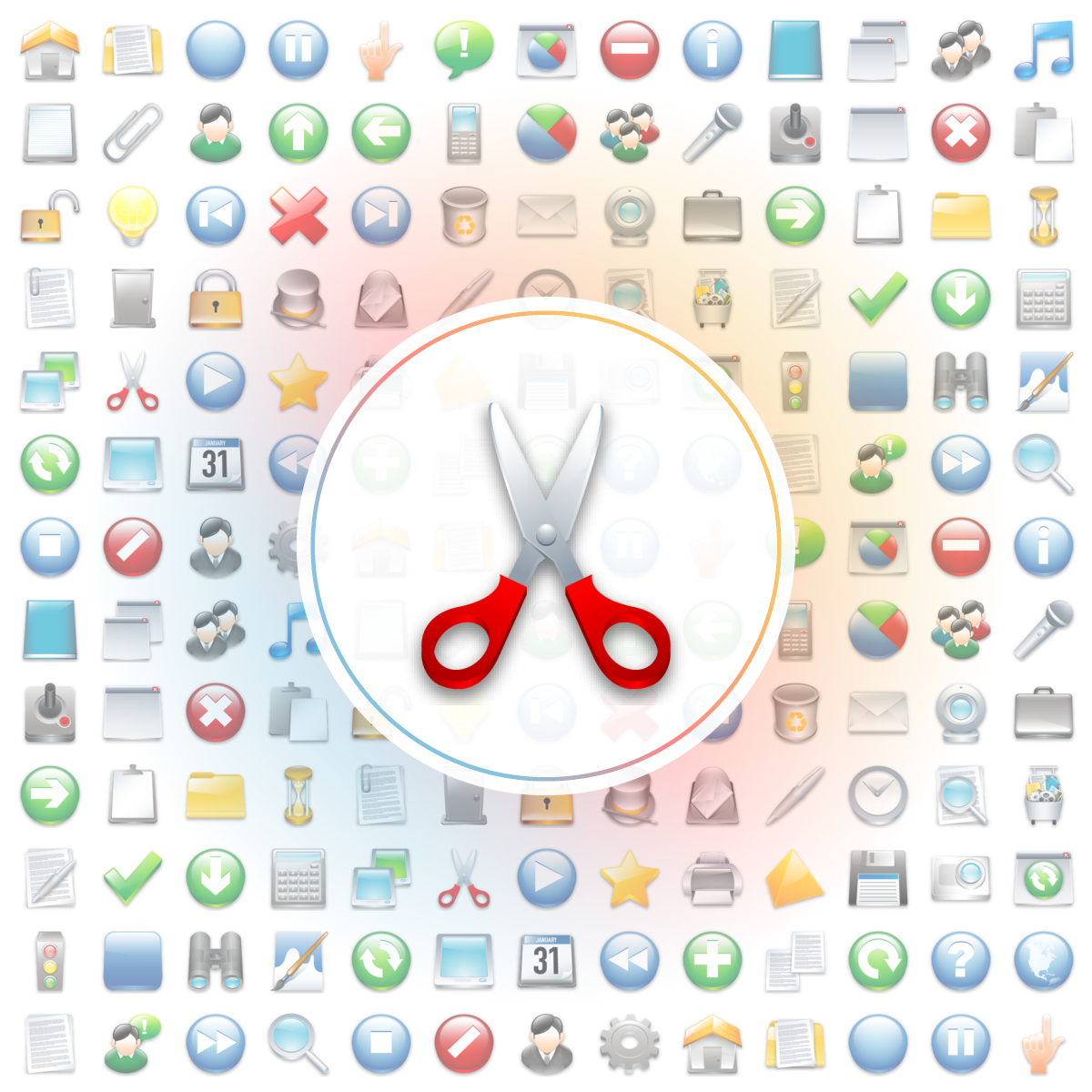 Scissors Icon - Iconshock