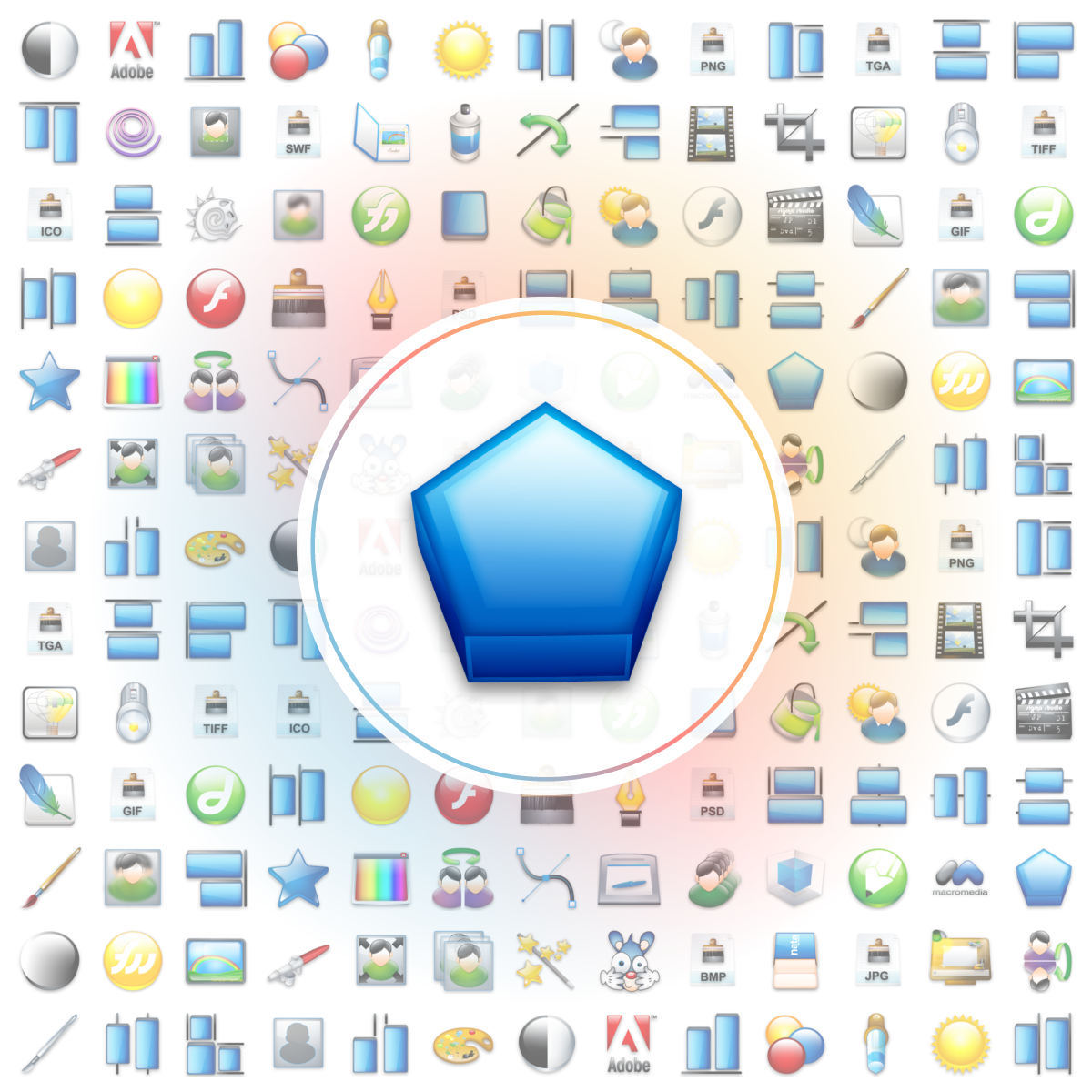 Polygon Icon - Iconshock