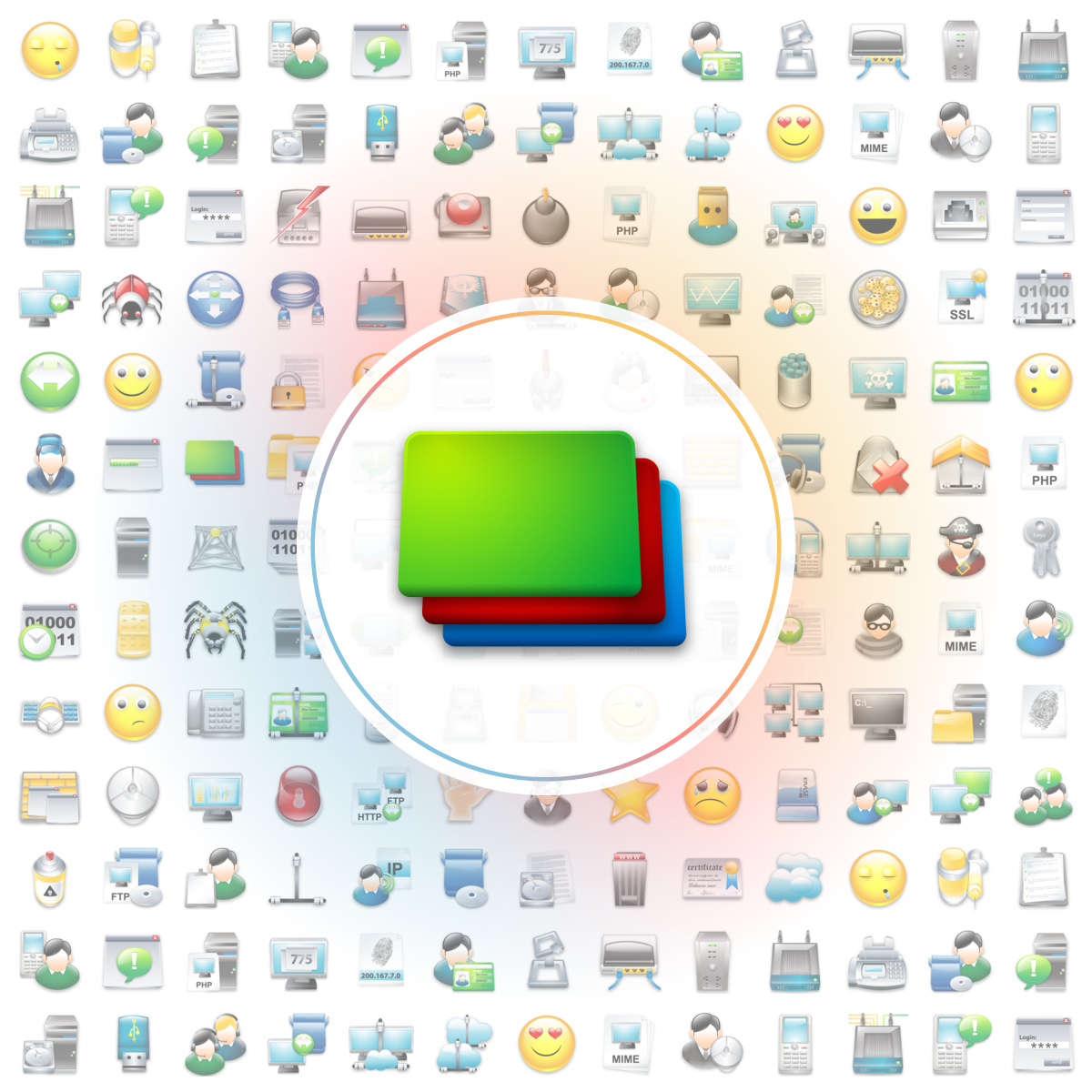 Osi model Icon - Iconshock