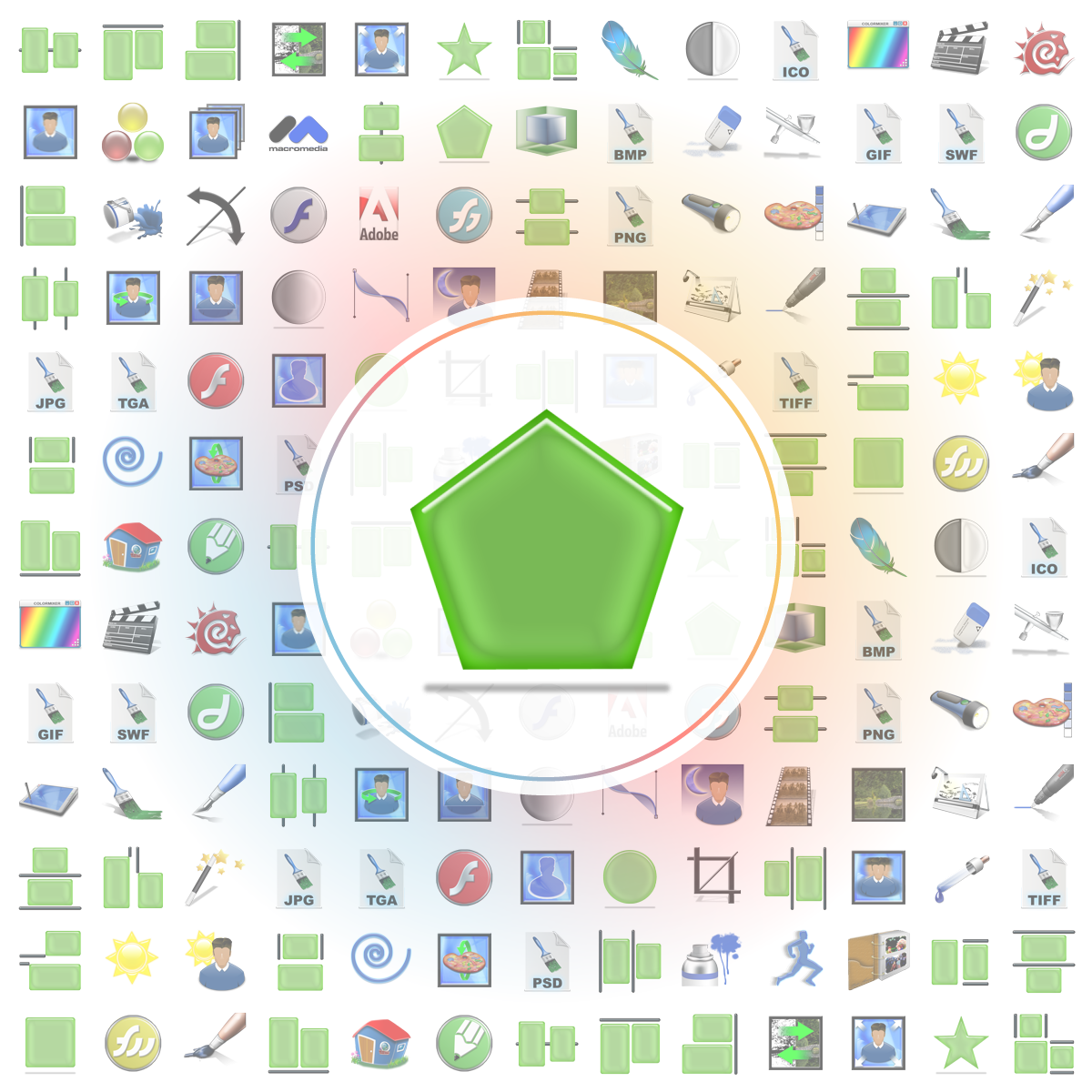 Polygon Icon - Iconshock