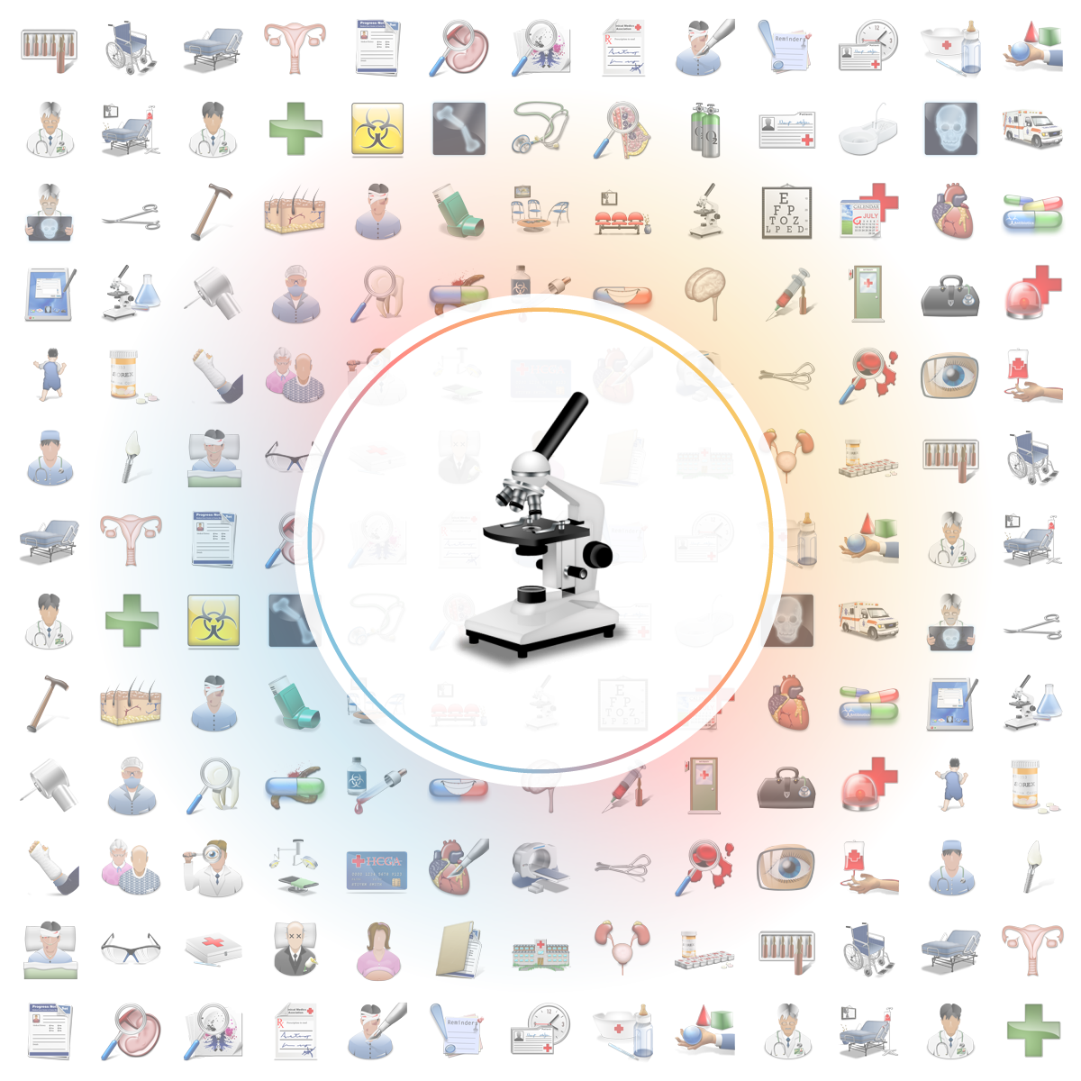 Microscope Icon - Iconshock
