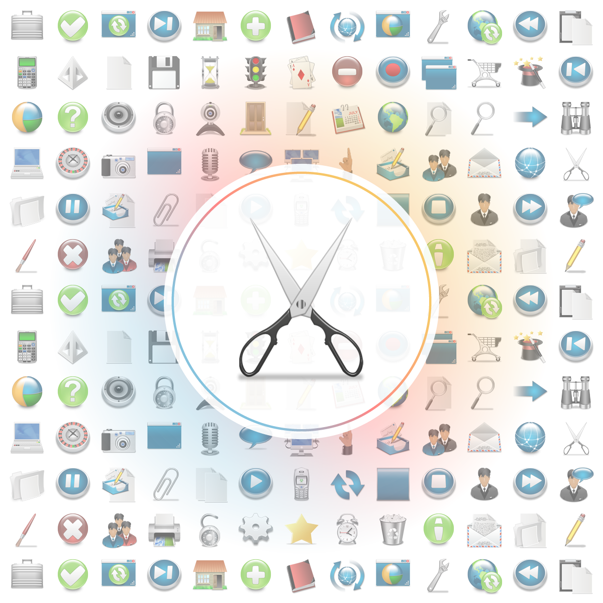 Scissors Icon - Iconshock