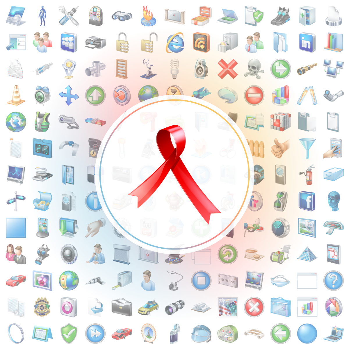 Ribbon Icon - Iconshock