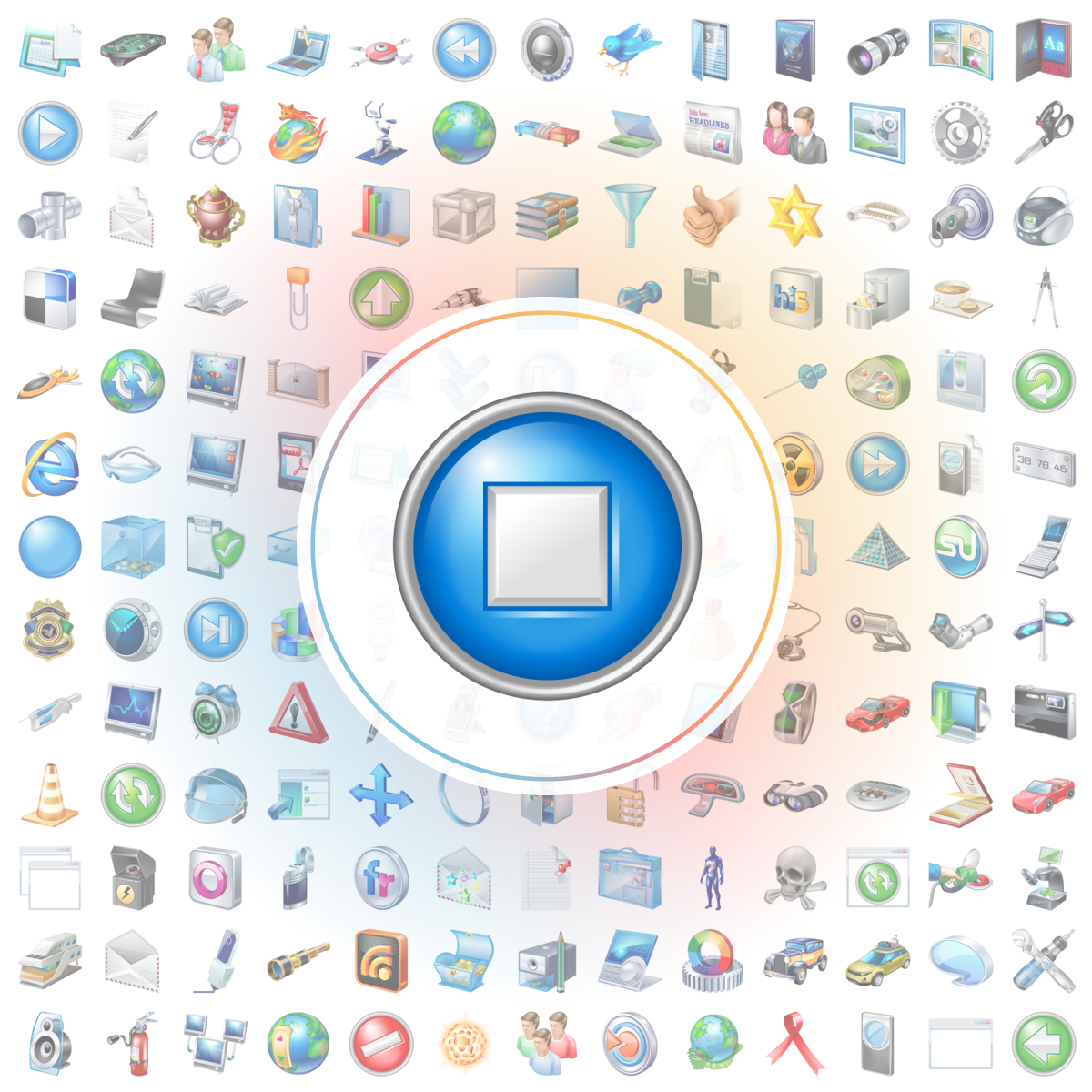 Stop Icon - Iconshock