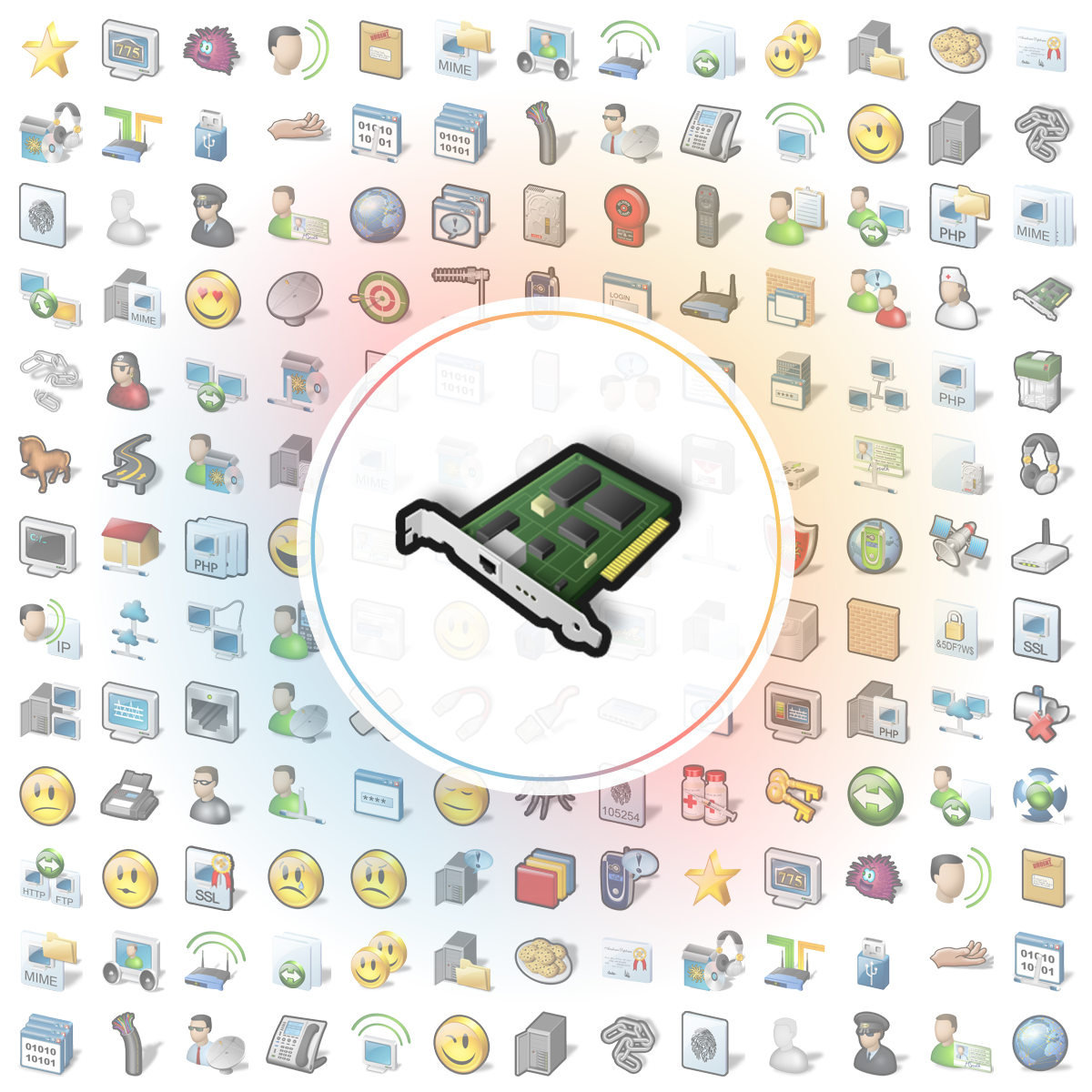 Network card Icon - Iconshock