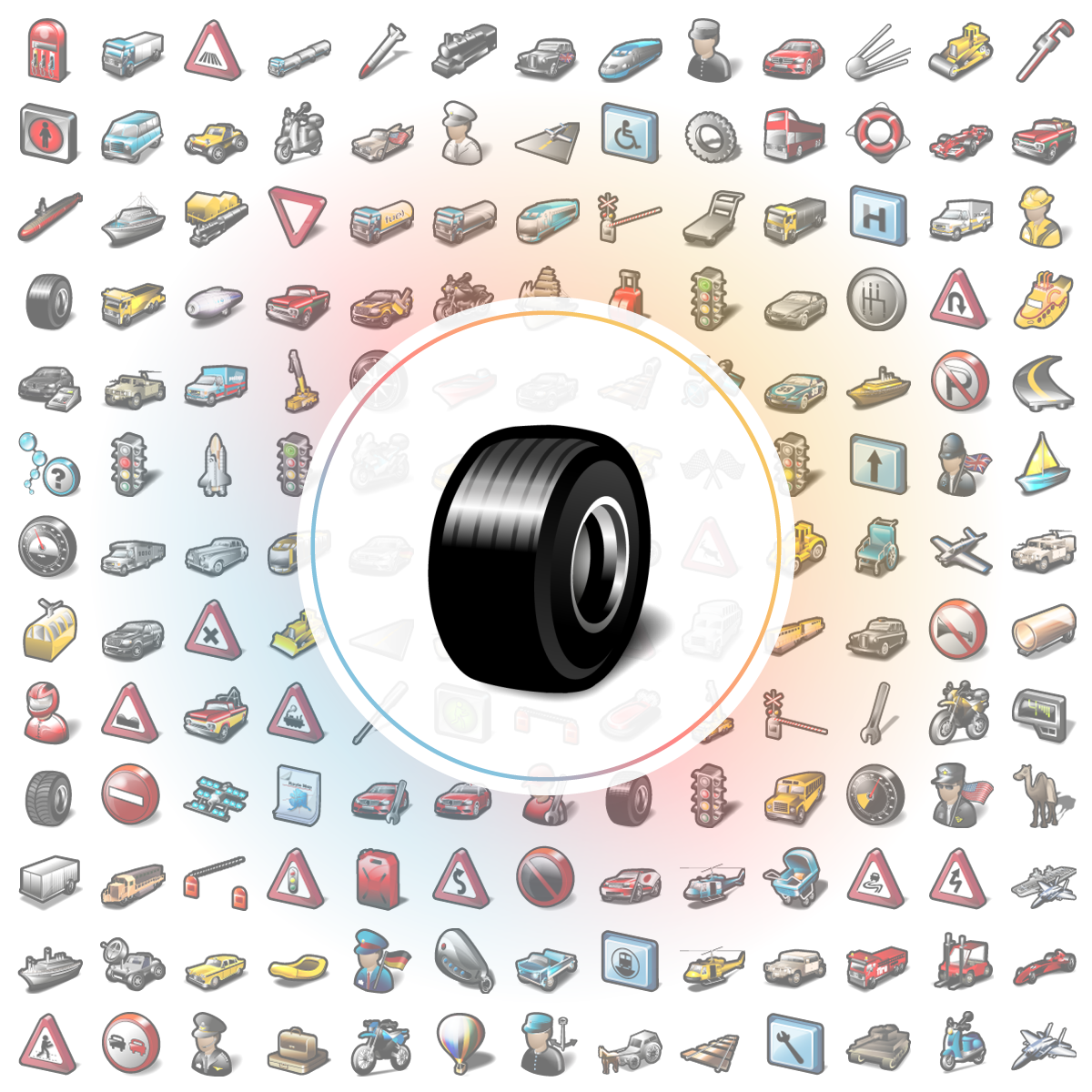 Wheel Icon - Iconshock