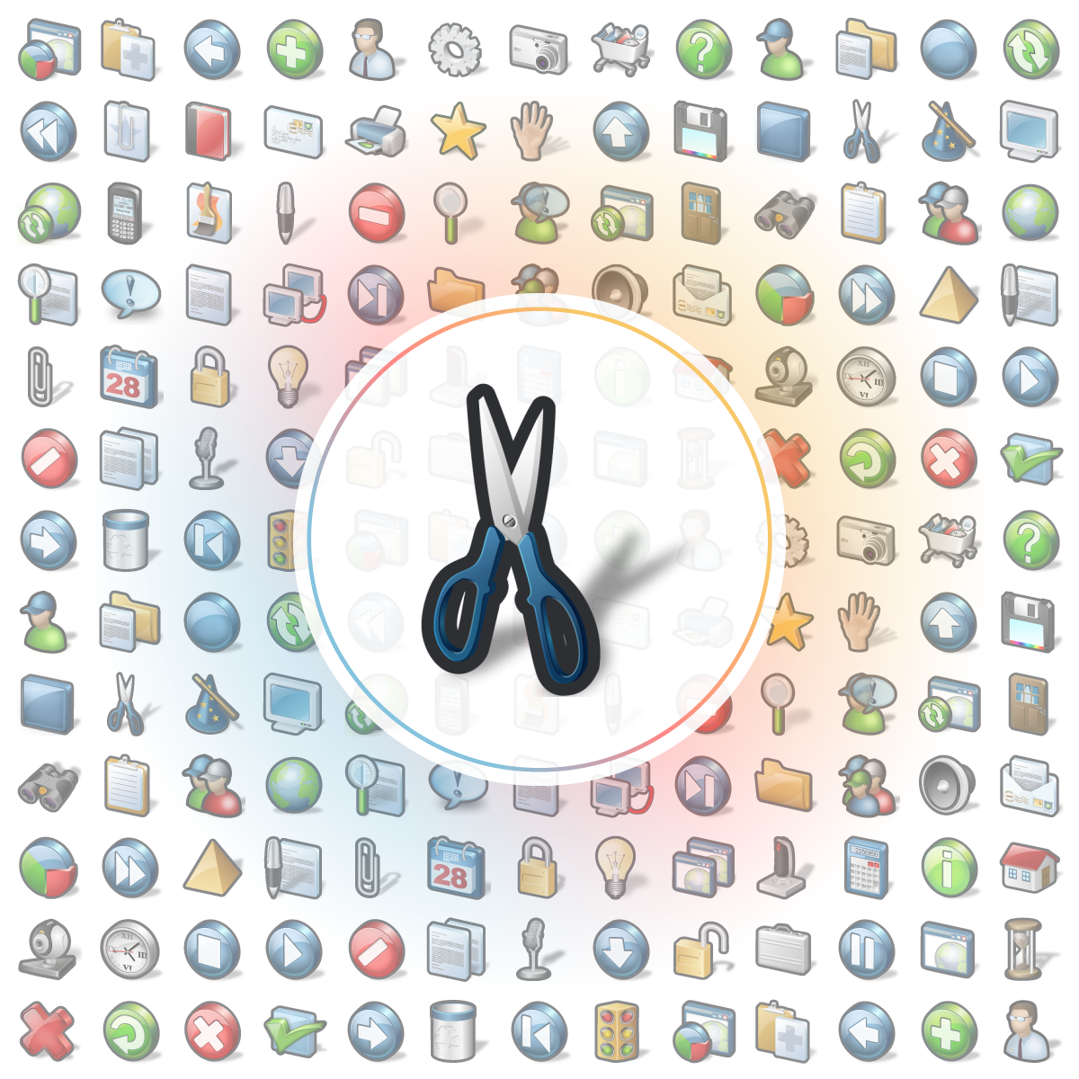 Scissors Icon - Iconshock