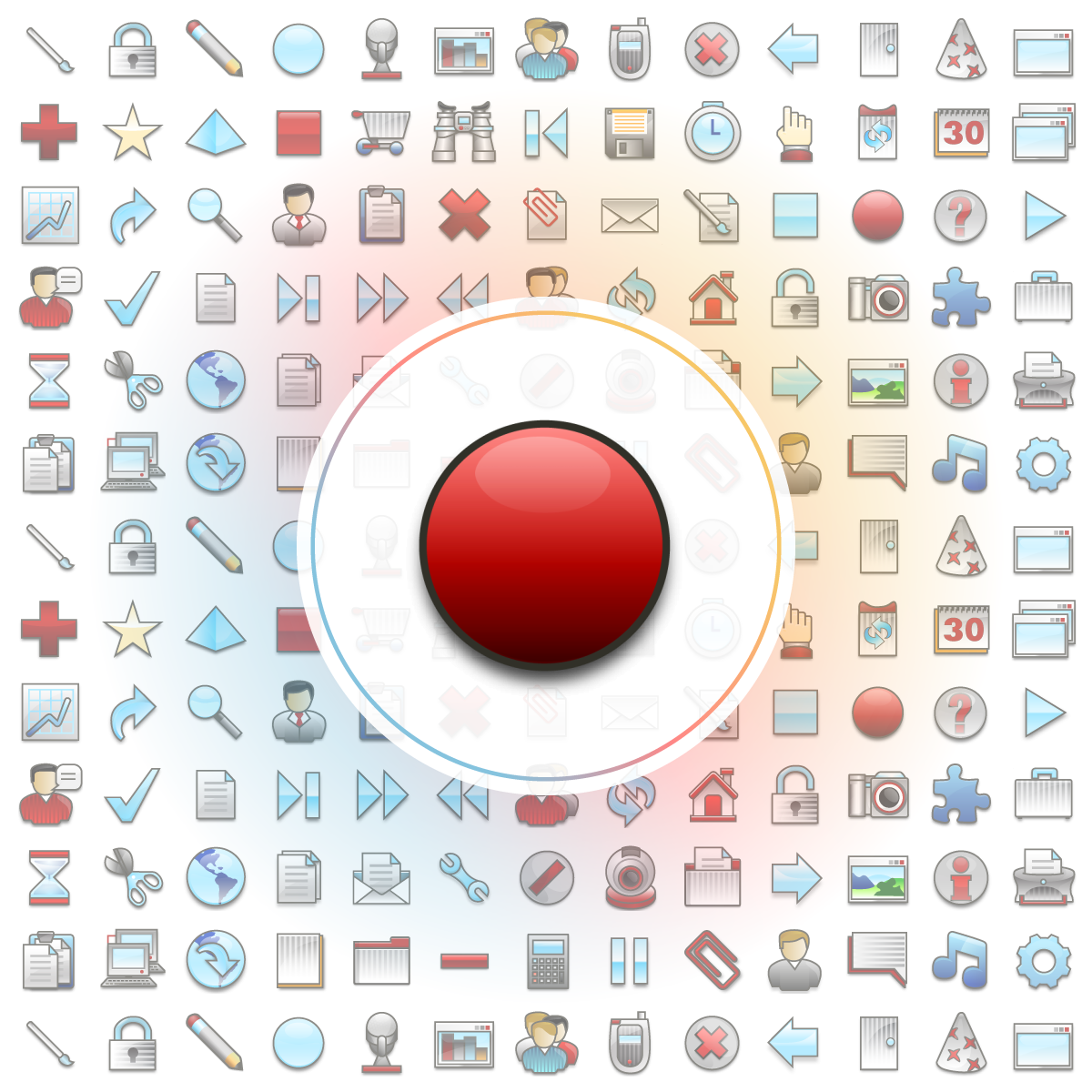 Record Icon - Iconshock